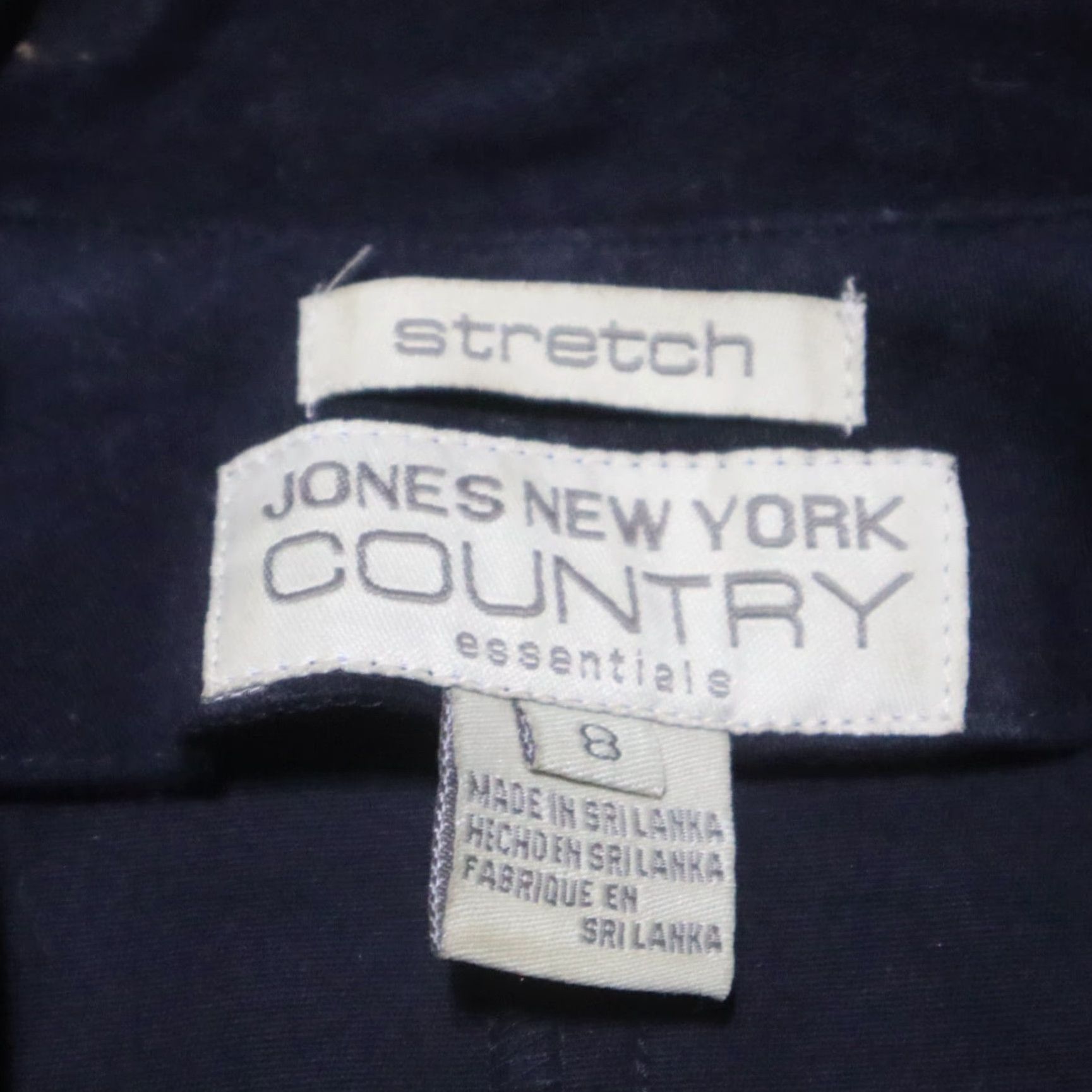 Jones New York Jones New York Country Jacket Coat Button Up Women's 8 Black Polyester Long Sleeve Outdoor Outerwear Jacket Women 8 Size M / US 6-8 / IT 42-44 - 3 Thumbnail