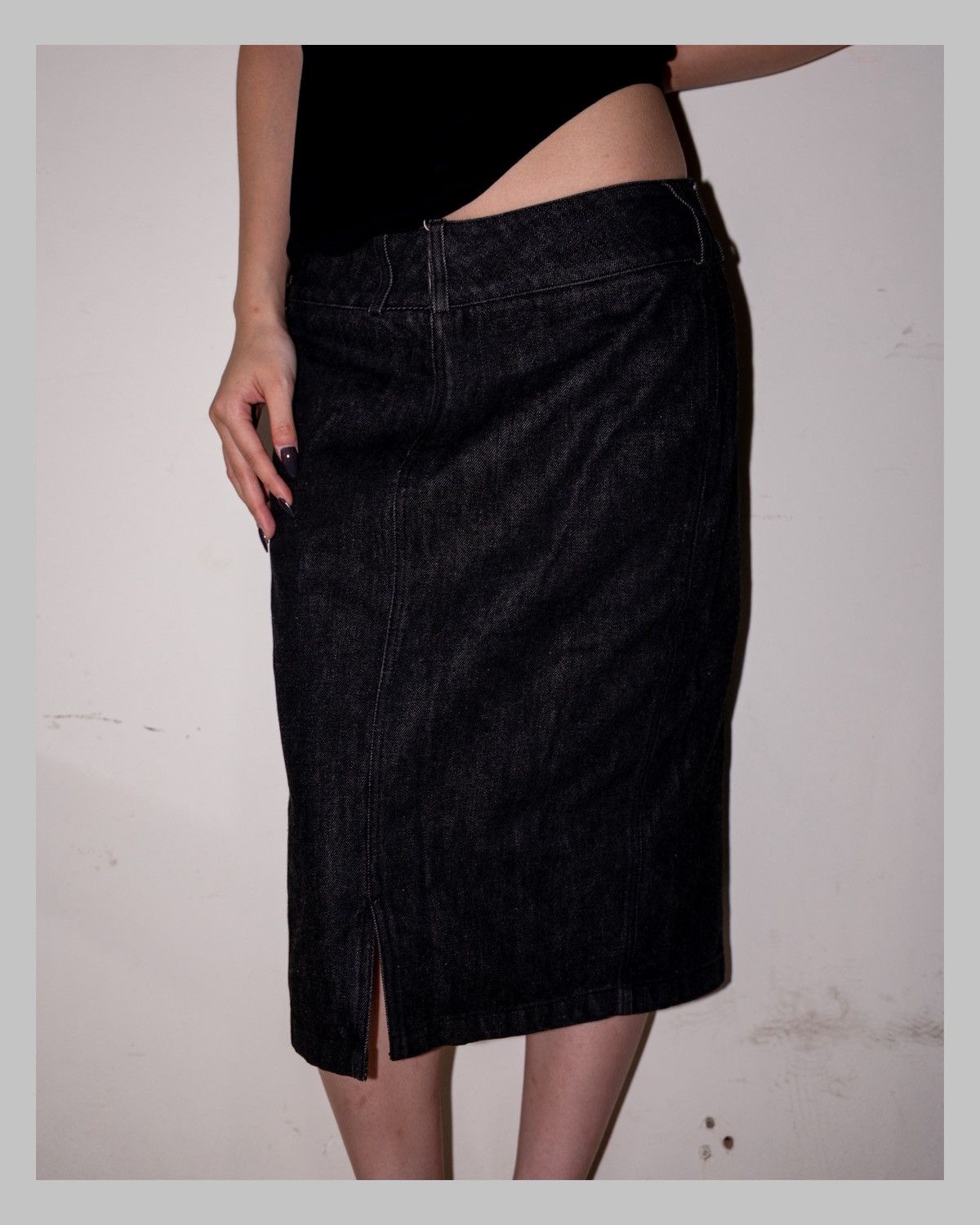 Gucci Gucci by Tom Ford S/S2002 denim pencil skirt Size 27" / US 4 / IT 40 - 3 Thumbnail