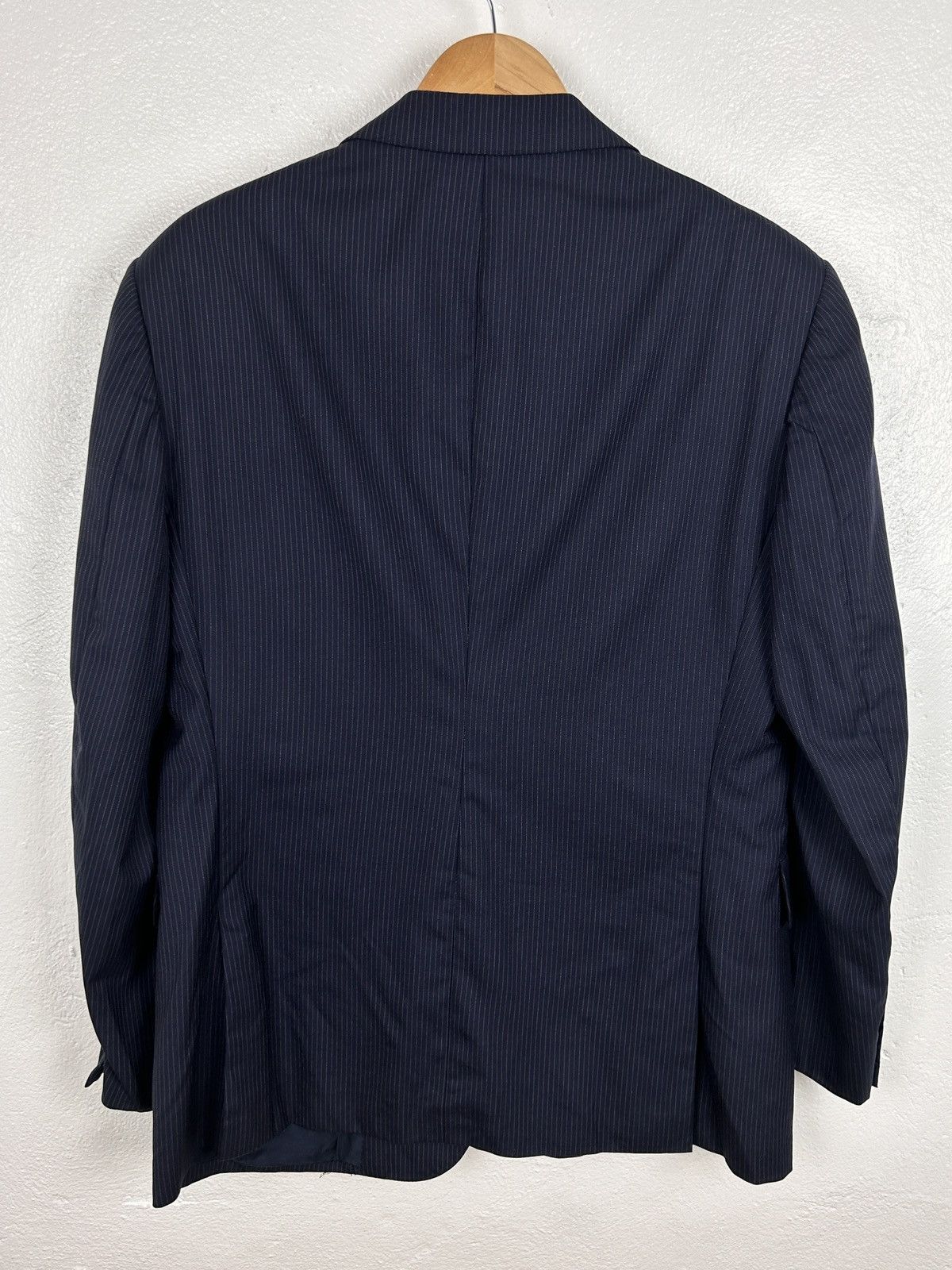 Polo Ralph Lauren Ralph Lauren Purple Label Striped Wool Blazer Size 42S Size 42S - 4 Thumbnail