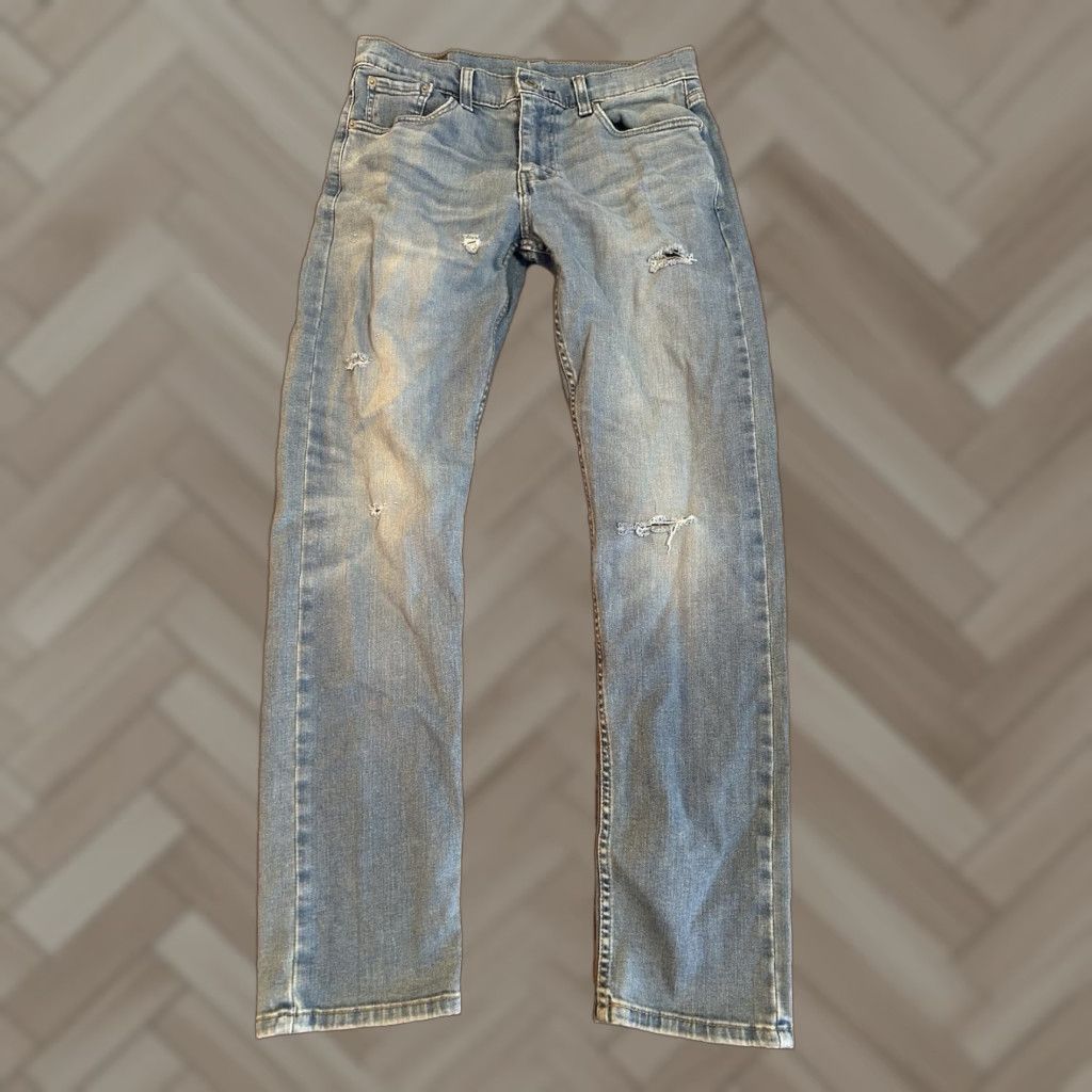 Levi's Levi's 502 Denim Jeans Tapered Leg Blue Wash Denim 30x32 Men's Regular Inseam 32 Jeans Blue Size US 30 / EU 46 - 1 Thumbnail