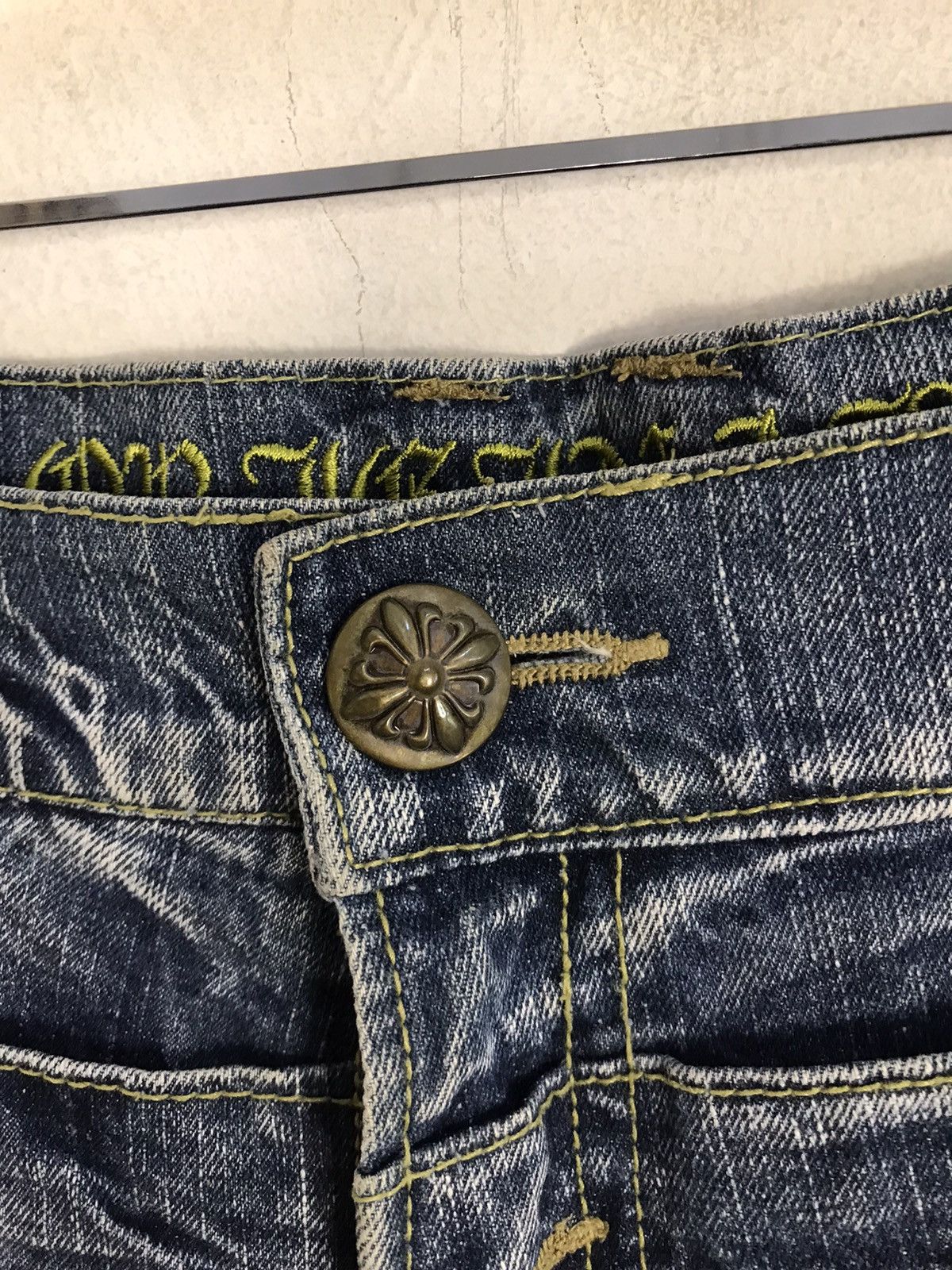 Japanese Brand × Vintage Vintage Japanese Brand Double Waist Denim Shorts Design Size US 36 / EU 52 - 8 Thumbnail