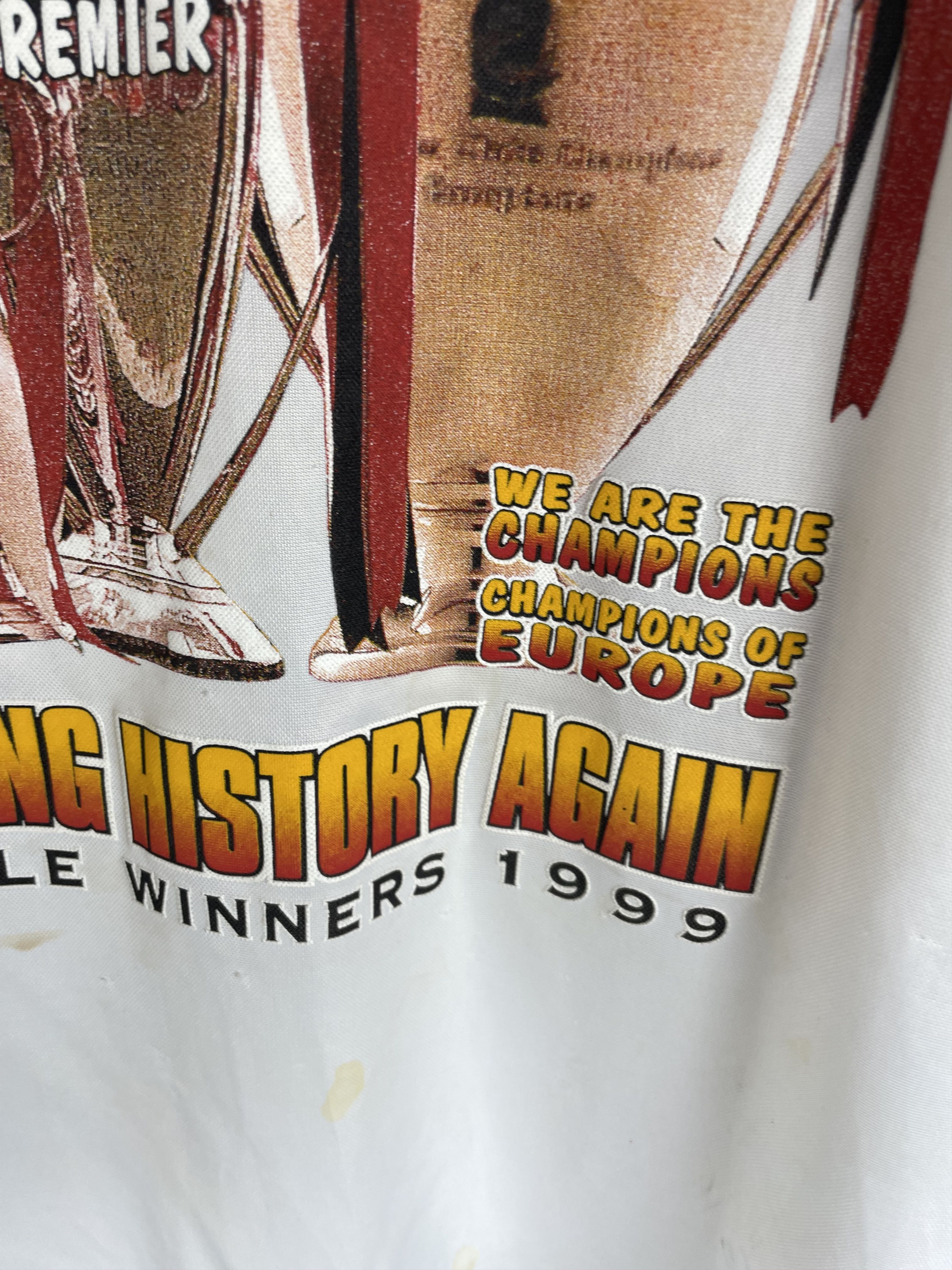 Vintage Manchester United Campions 1999 Vintage Tee Size US L / EU 52-54 / 3 - 5 Thumbnail