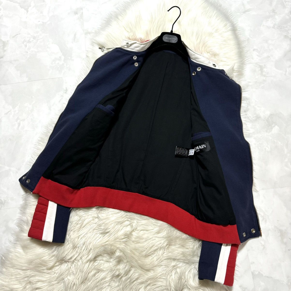 Balmain Collection Model Balmain Homme Multi-Zip Biker Sweat Jacket Size US S / EU 44-46 / 1 - 10 Thumbnail