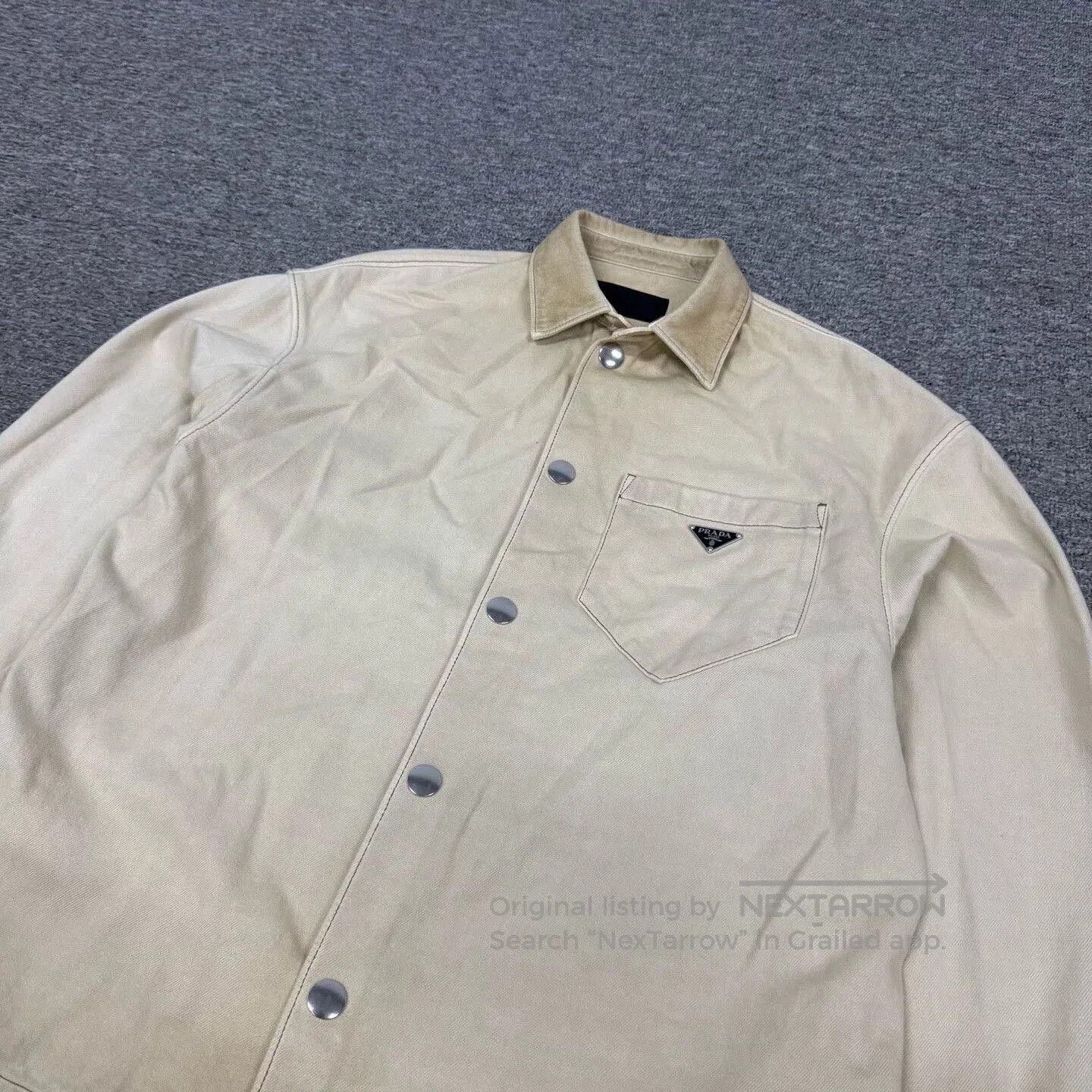 Prada Prada 25SS Triangle Logo Mud. Size US M / EU 48-50 / 2 - 5 Thumbnail