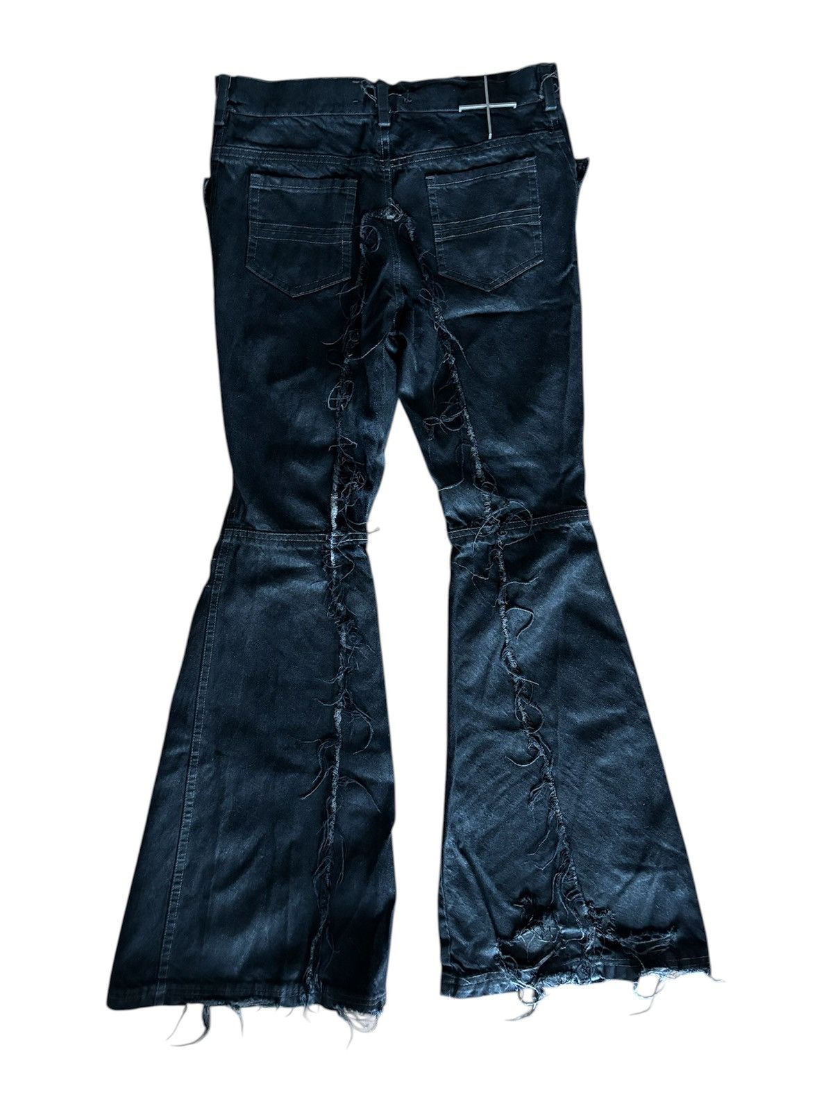 SHINE LUXURY SHINE LUXURY STUDIOS "MORGENSTAR" INSERTED FLARED PANTS Size US 32 / EU 48 - 2 Thumbnail
