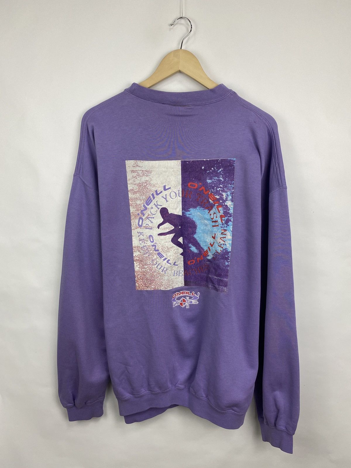O'Neill 🇺🇸 Vintage 90s O’Neill Archive Sweatshirt Rare Retro Hype Size US XL / EU 56 / 4 - 3 Thumbnail