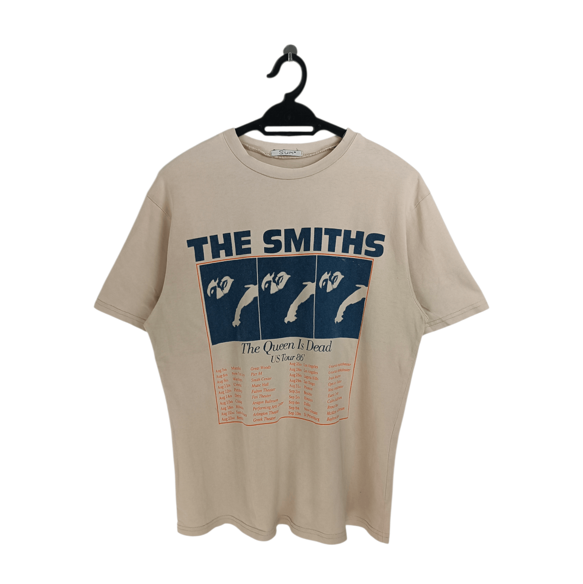 VINTAGE THE SMITHS THE QUEEN IS DEAD MORRISSEY TEE VERY RARE