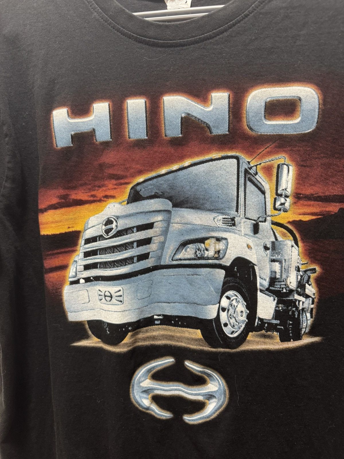 Vintage HINO Vintage Trucker Shirt Graphic Tractor Trailer Size US L / EU 52-54 / 3 - 2 Thumbnail