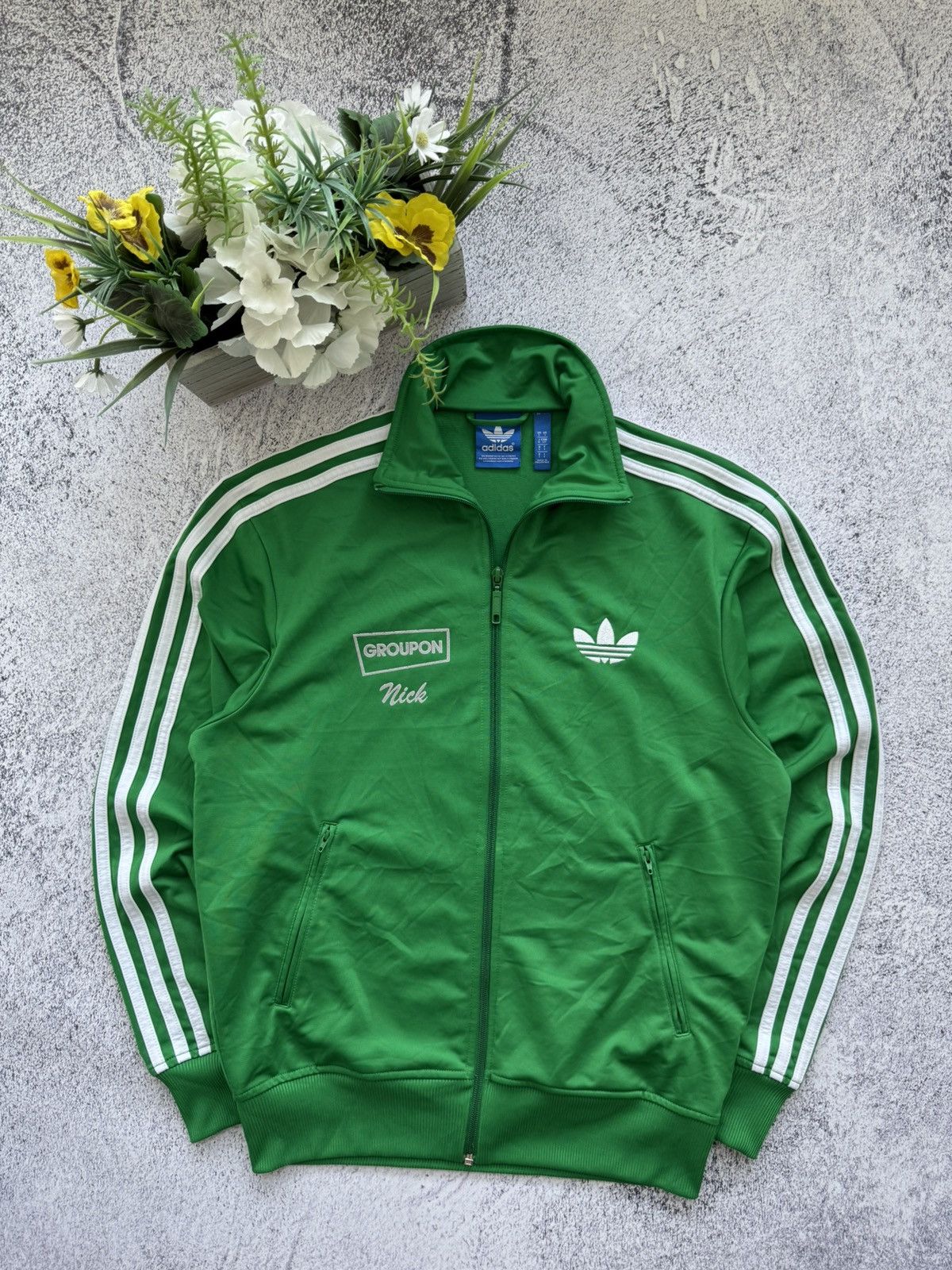 Adidas × Vintage VINTAGE ADIDAS ORIGINALS FIREBIRD TRACK TOP JACKET GREEN Size US S / EU 44-46 / 1 - 1 Thumbnail