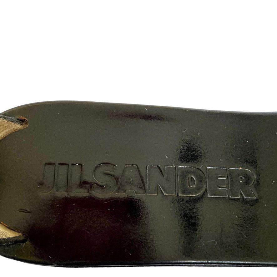 Jil Sander Jil Sander Black Leather Studded Flat Sandals Shoes Size US 7.5 / IT 37.5 - 5 Thumbnail