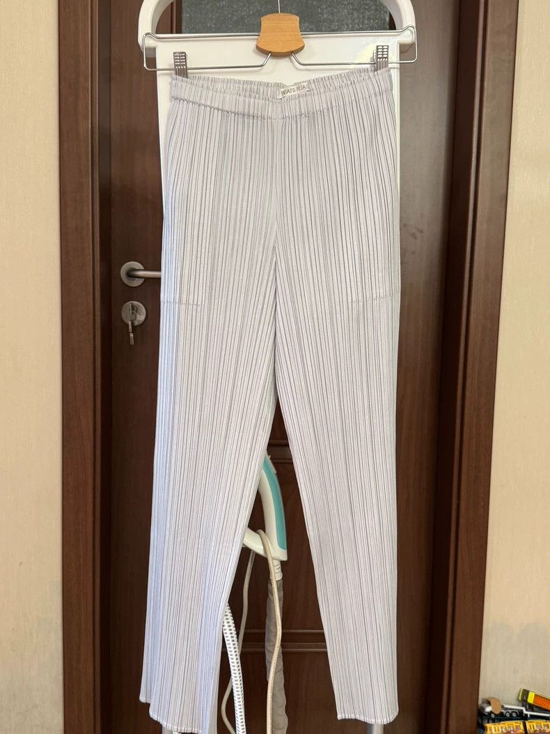 Issey Miyake issey miyake size:1 White pleated pants Size 42" / US 20 - 1 Thumbnail