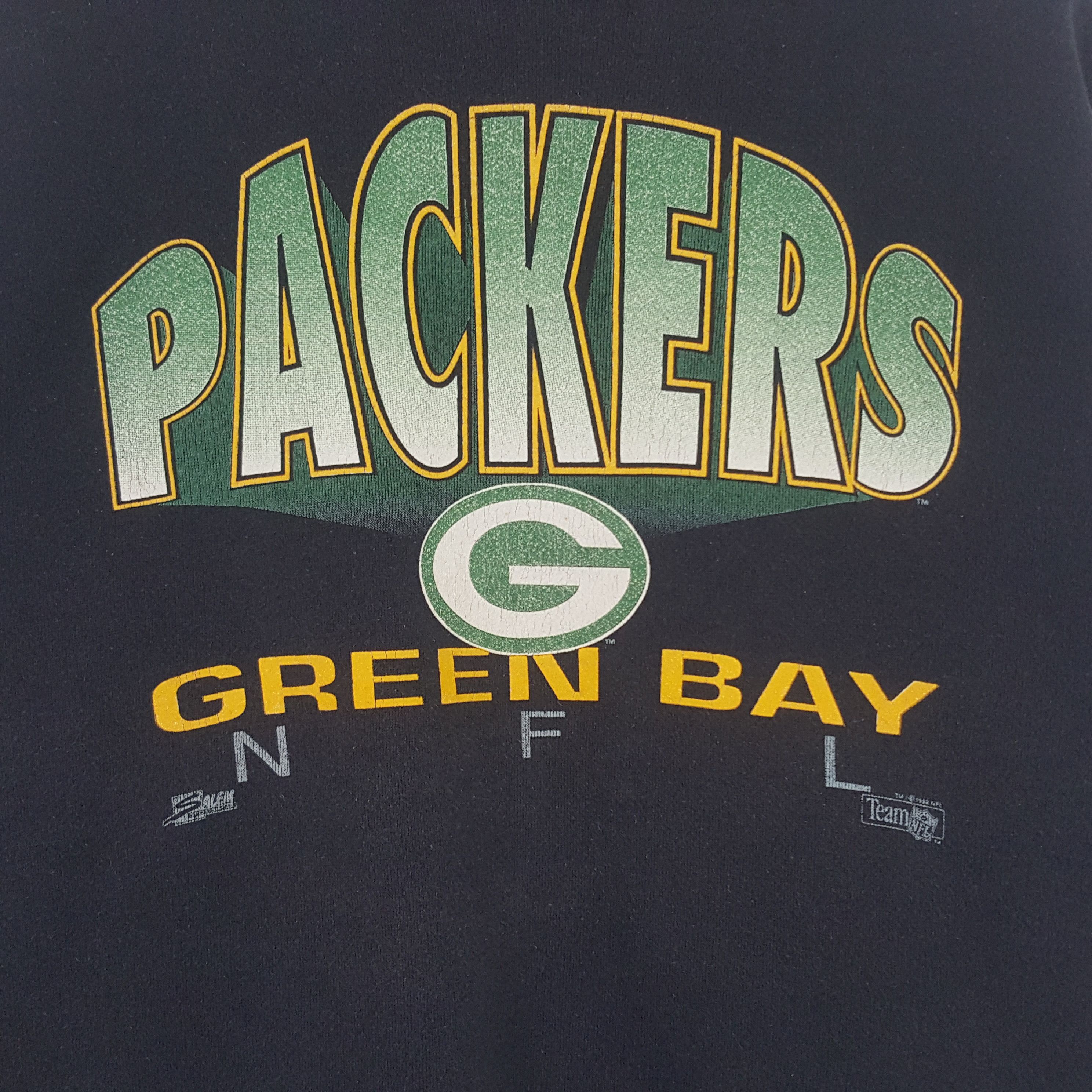 NFL × Salem Sportswear × Vintage Vintage Packers Green Bay Football Team Sweatshirt Size US L / EU 52-54 / 3 - 2 Thumbnail
