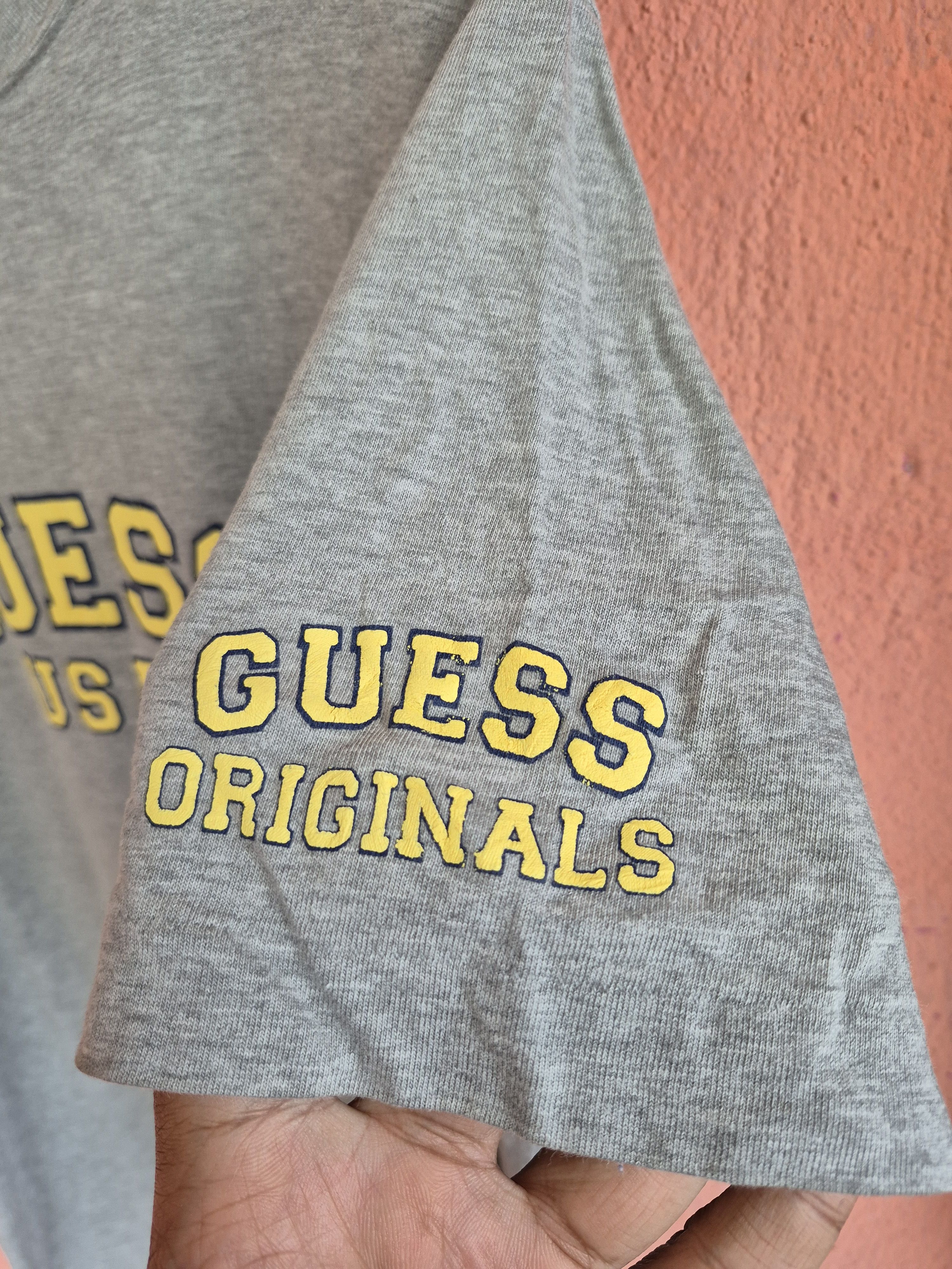 Vintage 🔥 Vintage Guess Jeans USA Spellout Tee Japan Size US M / EU 48-50 / 2 - 5 Thumbnail
