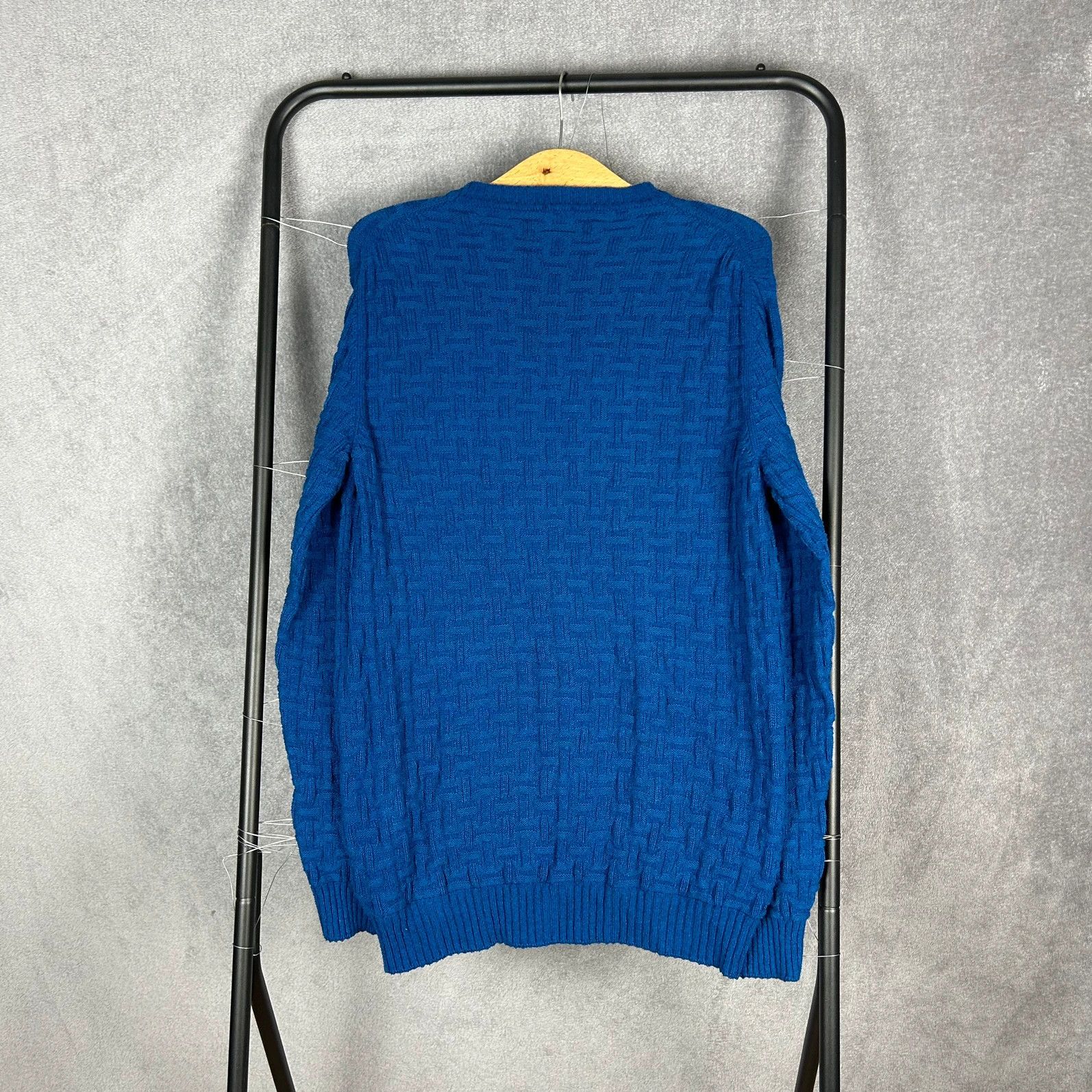 Designer Sør by Andrea Fenzi blue knitwearmonogram all over Size US L / EU 52-54 / 3 - 2 Thumbnail
