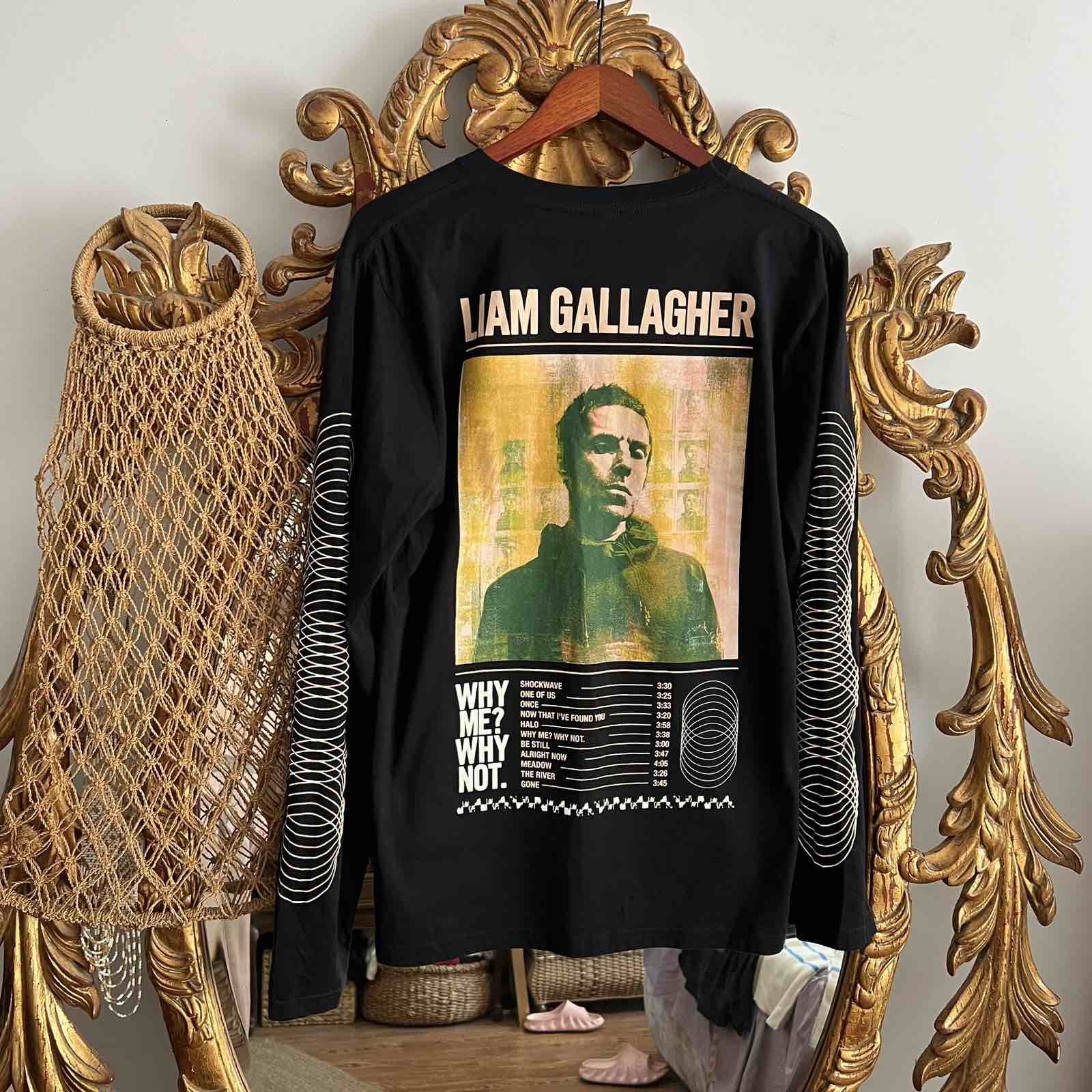 Band Tees × Vintage Liam Gallagher Why me? Why not 2019 tour shirt Oasis Size US M / EU 48-50 / 2 - 1 Thumbnail