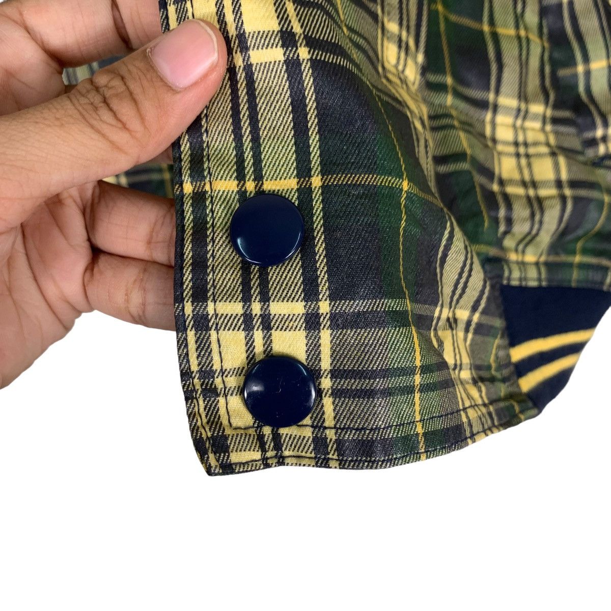 Japanese Brand THE DURFFER of St George Checked Coach Jacket #1095-C50 Size US L / EU 52-54 / 3 - 14 Thumbnail