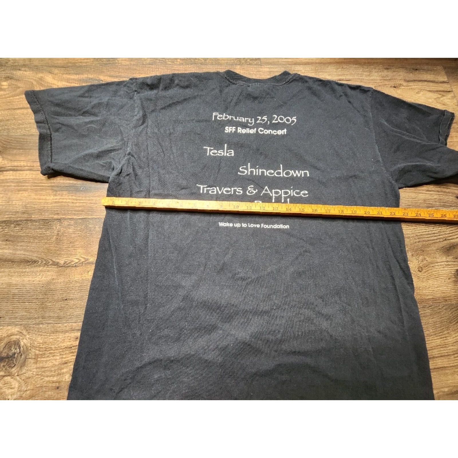 Gildan VINTAGE Gildan Band T Shirt Mens XL Black 2005 The Station Fire Tour Rock Music Size US XL / EU 56 / 4 - 4 Thumbnail
