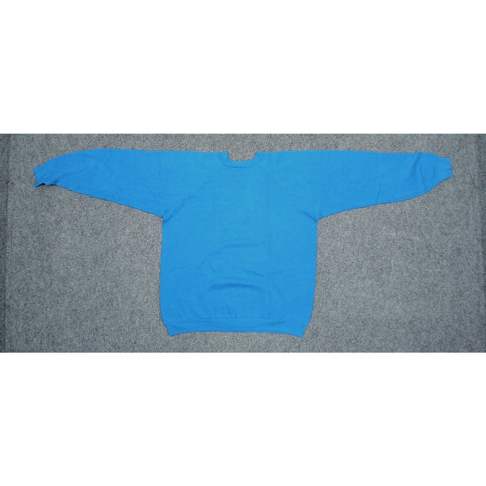 Vintage Vintage 80s Faded Blue NY Upside Down Error Sweatshirt Size US L / EU 52-54 / 3 - 6 Thumbnail