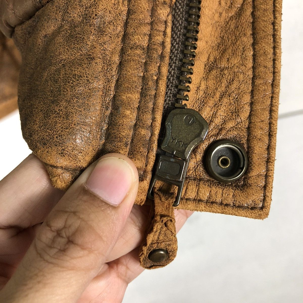 Vintage 🔥VINTAGE LEATHER FLIGHT JACKET USA STYLEWEAR LEATHER Size US L / EU 52-54 / 3 - 18 Thumbnail