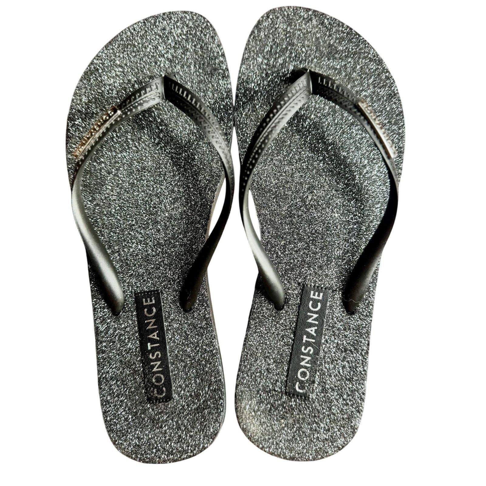Havana Constance Black Glitter Flip Flops |Size 5.5 Brazilian Brand Size US 5.5 / IT 35.5 - 3 Thumbnail