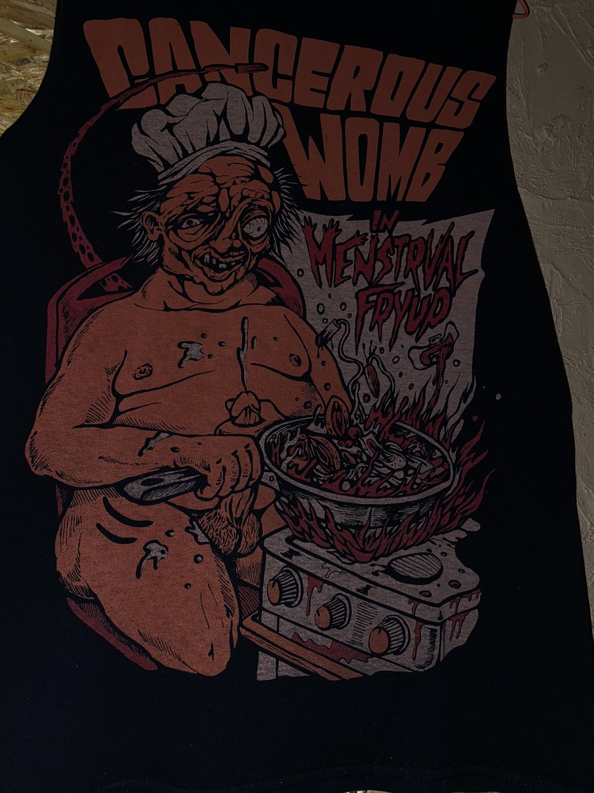 Band Tees × Vintage Vintage THRASHED Sleeveless T-Shirt Punk Grunge Gothic 18+ Size US M / EU 48-50 / 2 - 2 Thumbnail