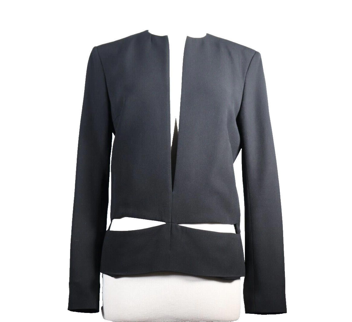Haider Ackermann Haider Ackermann Women 40 Small Black Cut Out Blazer Jacket Size S / US 4 / IT 40 - 9 Thumbnail