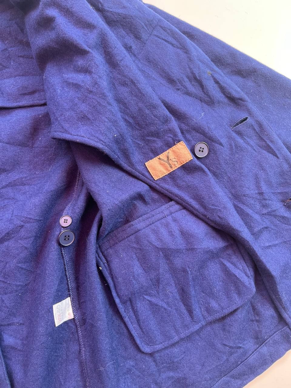 Y's Vintage Y's Yohji Yamamoto indigo blazer Size 38R - 4 Thumbnail