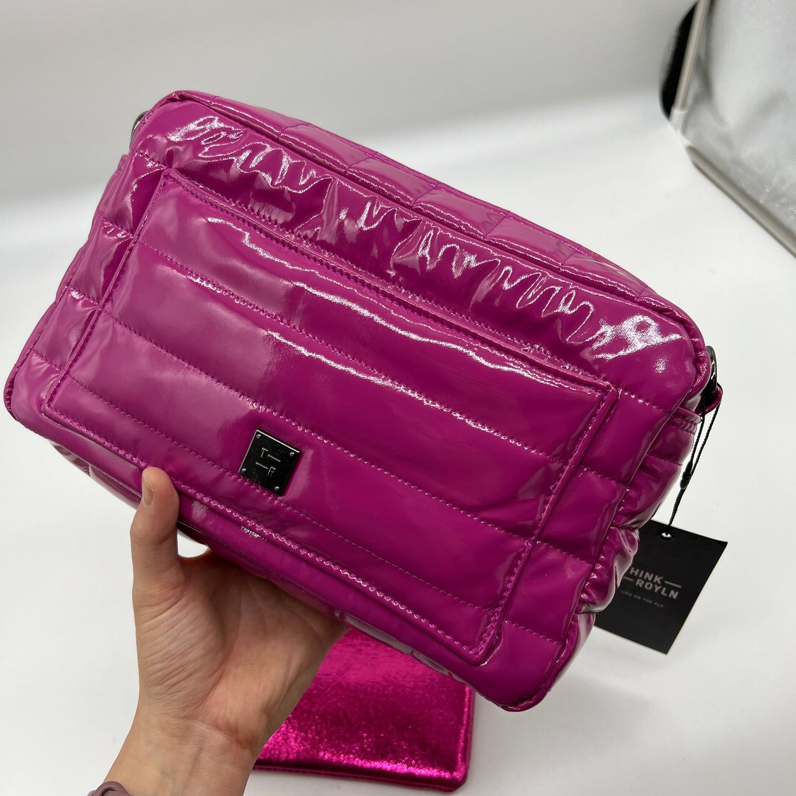 Other Think Royln Margo Crossbody w Crinkle Metallic Luxe Wallet Size ONE SIZE - 1 Thumbnail