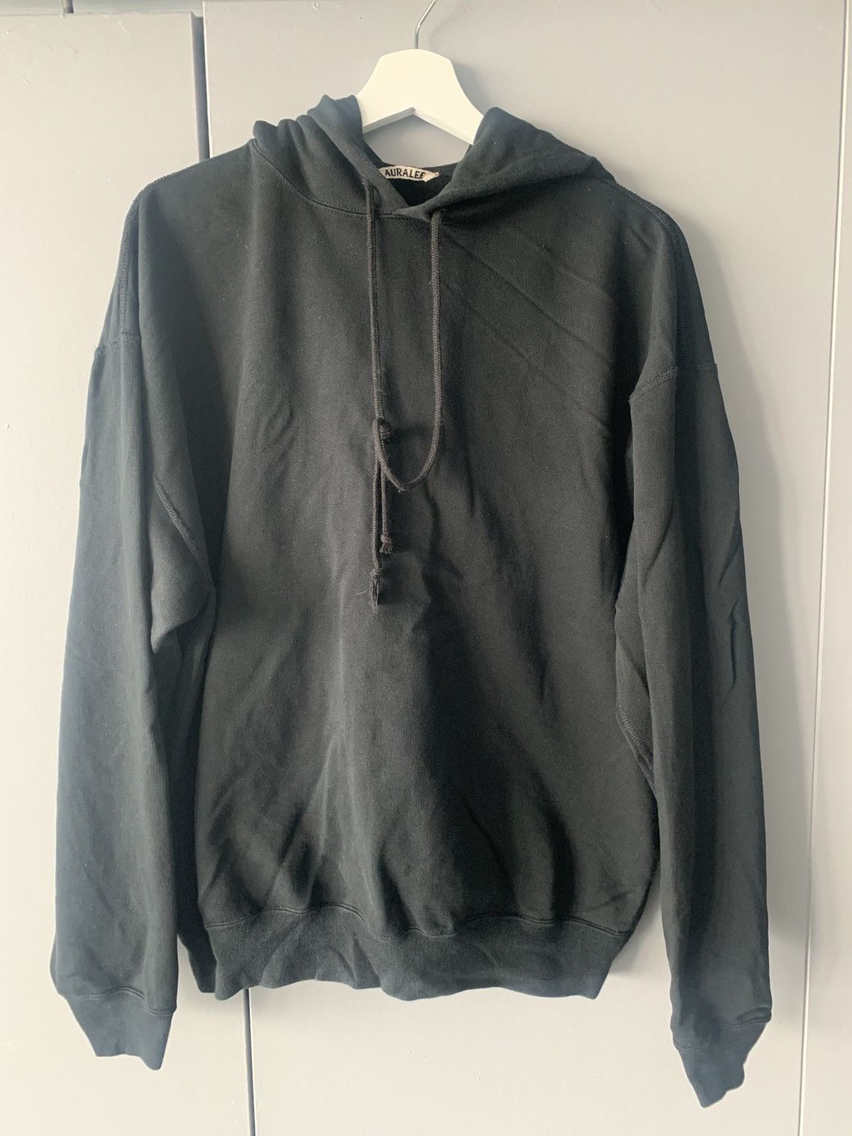 Auralee Super Soft Big P/O Parka Sweatshirt