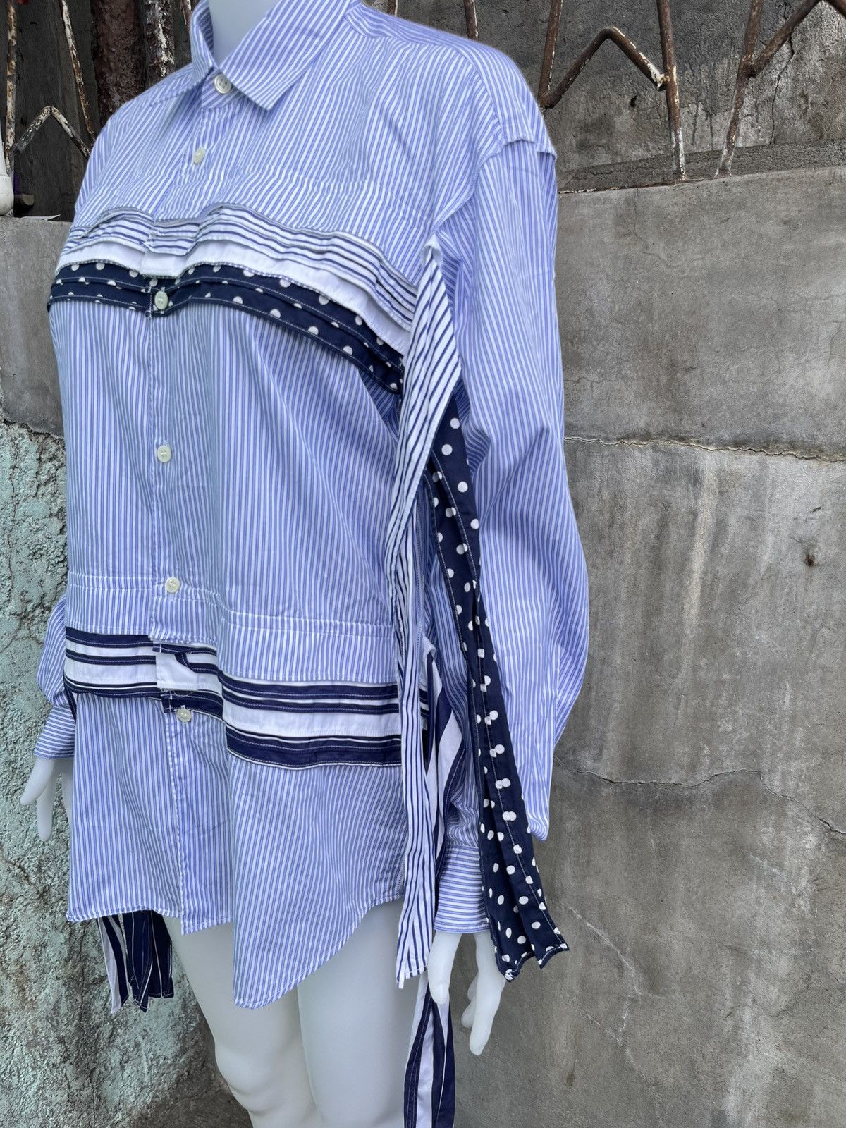 Comme des Garcons SHIRT Panel Patchwork Shirt Size US S / EU 44-46 / 1 - 3 Thumbnail