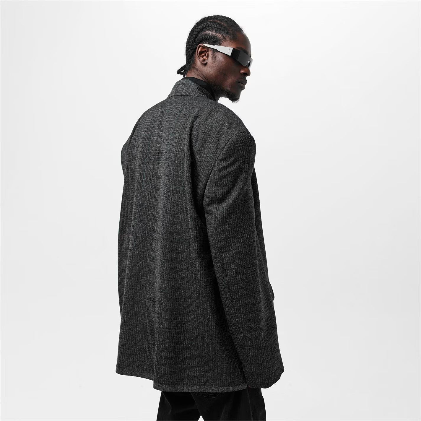 Balenciaga o1g2r1mq0226 Seamless Tailored Wool Blazer In Black Size US M / EU 48-50 / 2 - 4 Thumbnail