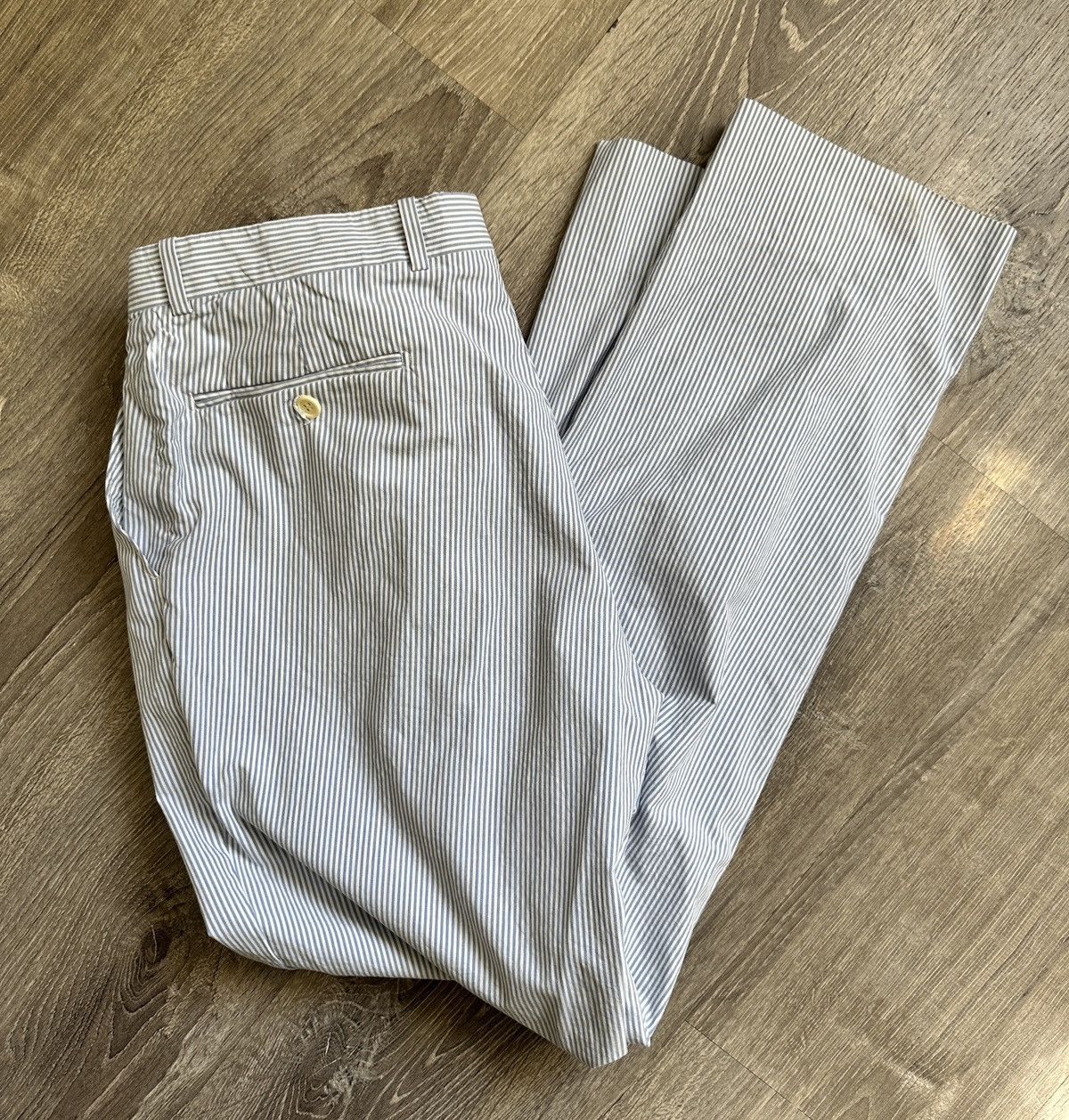 Burberry × Designer Burberry Stripped Pants 🔥 Size US 34 / EU 50 - 3 Thumbnail