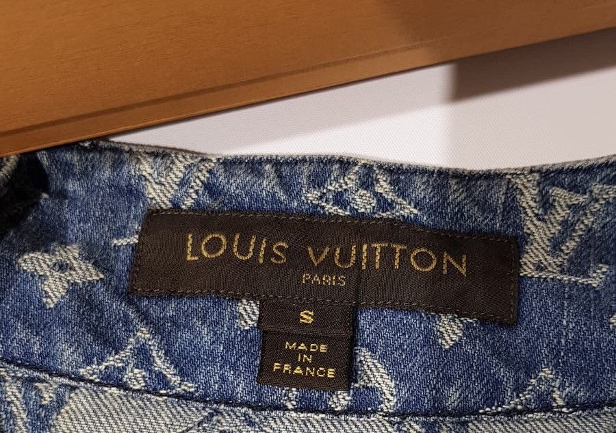 Louis Vuitton × Supreme Louis Vuitton X Supreme S baseball Jersey Denim Monogram Size US S / EU 44-46 / 1 - 6 Thumbnail