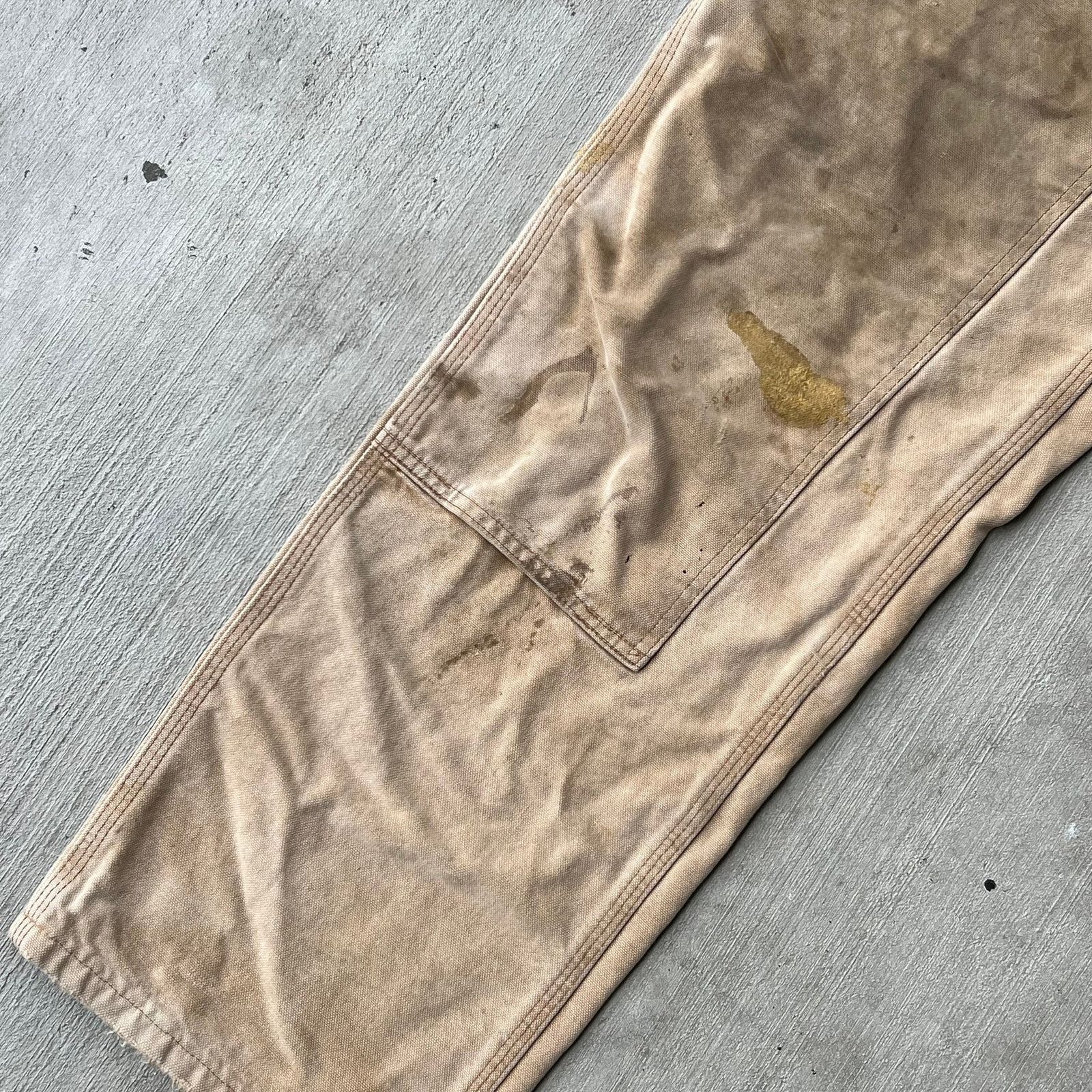 Carhartt × Vintage Carhartt brown double knee work wear carpenter pants Size US 32 / EU 48 - 10 Thumbnail