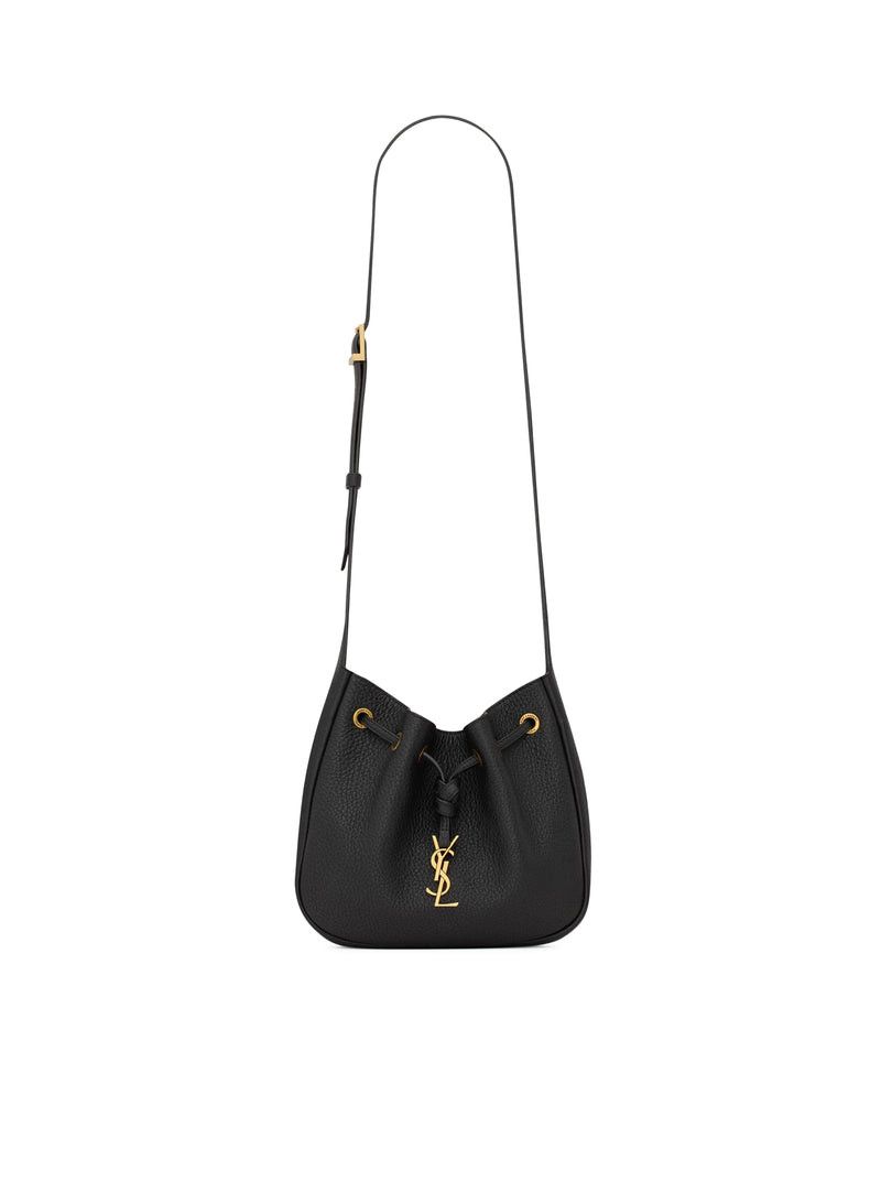 Saint Laurent Paris PARIS VII MINI HOBO BAG IN HAMMERED LEATHER Size ONE SIZE - 1 Thumbnail