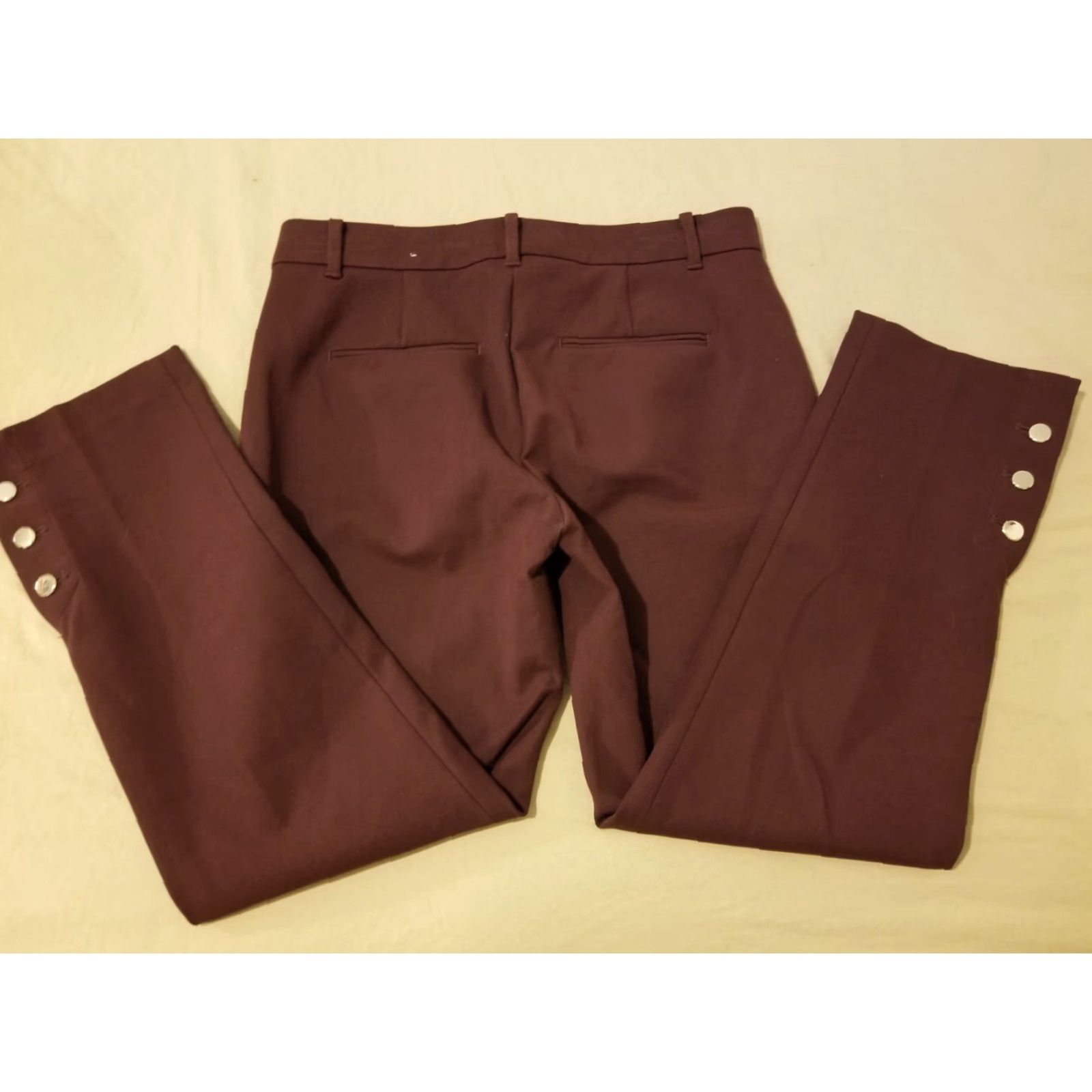 Ann Taylor Ann Taylor Dress Pants Women 2 Beige Pants Chino Slacks Trouser Size 26" / US 2 / IT 38 - 2 Thumbnail