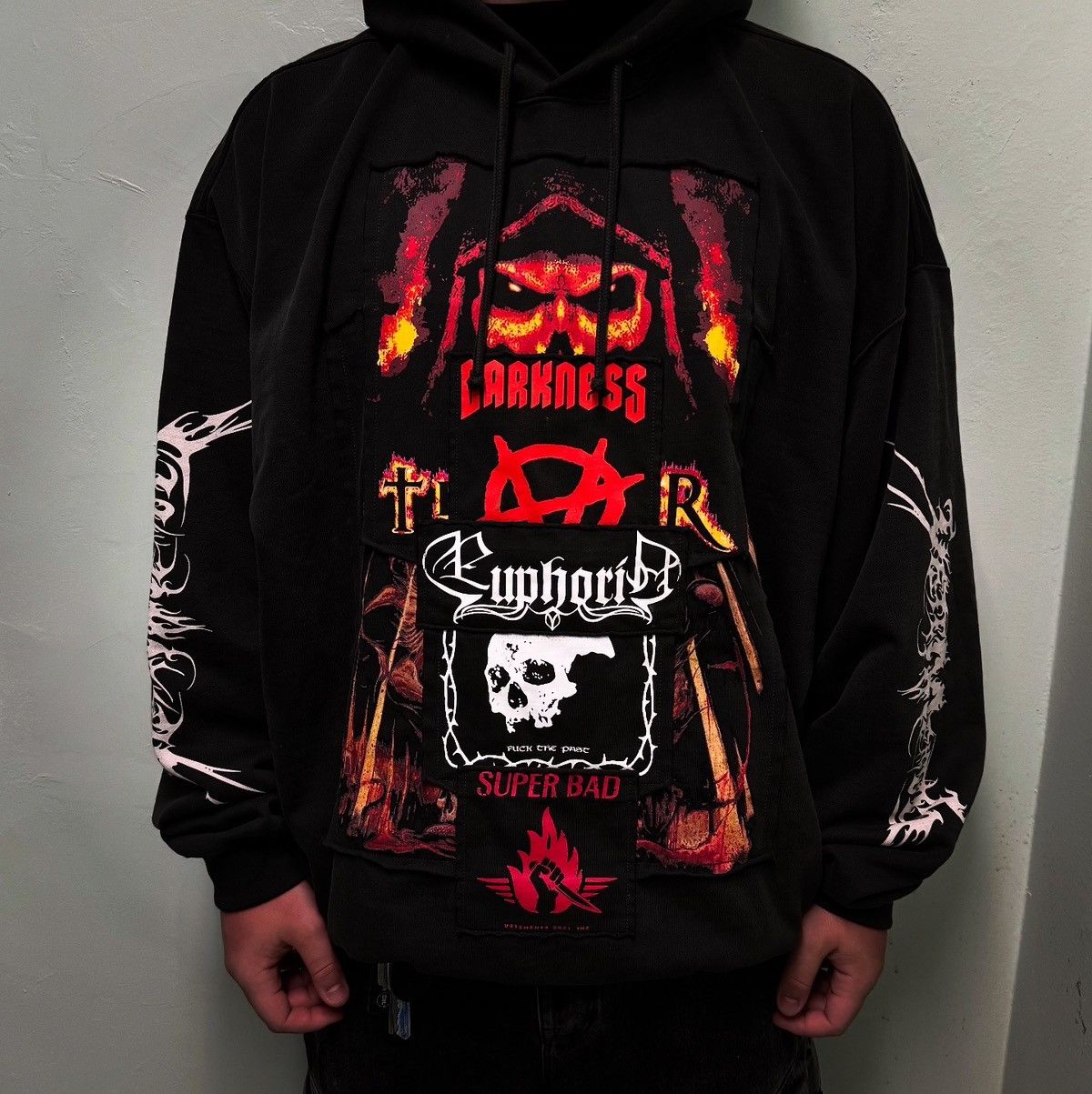 Vetements Vetements AW21 Metal Patches Hoodie Size US S / EU 44-46 / 1 - 6 Thumbnail