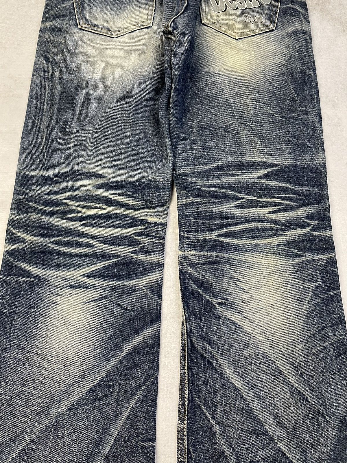 Tornado Mart 2000s Crojin Clawmark Distressed Vkei Style Denim Size US 30 / EU 46 - 8 Thumbnail