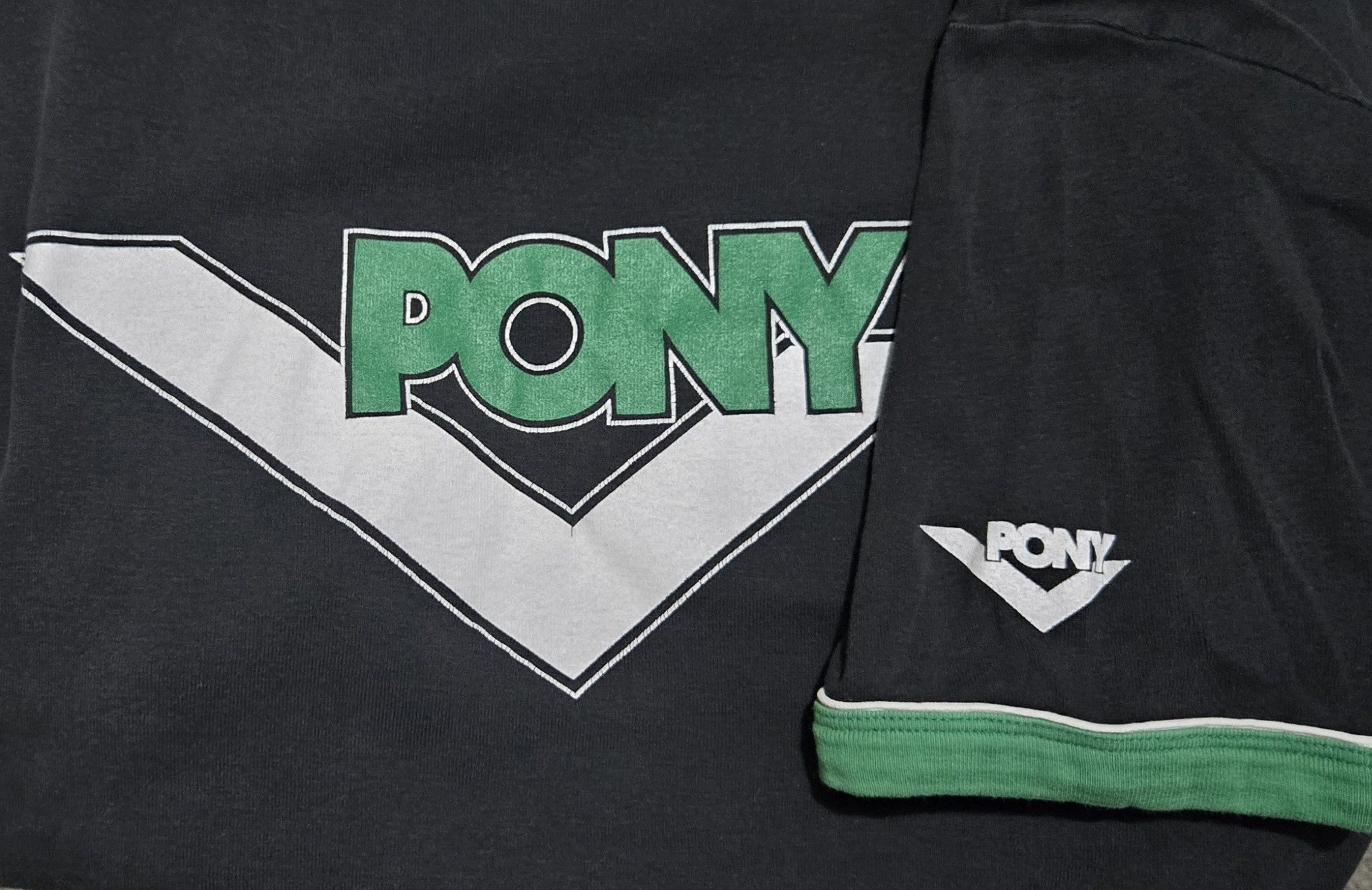 PONY Pony Late 90s/Early 00s Ringer T-shirt Size US L / EU 52-54 / 3 - 3 Thumbnail