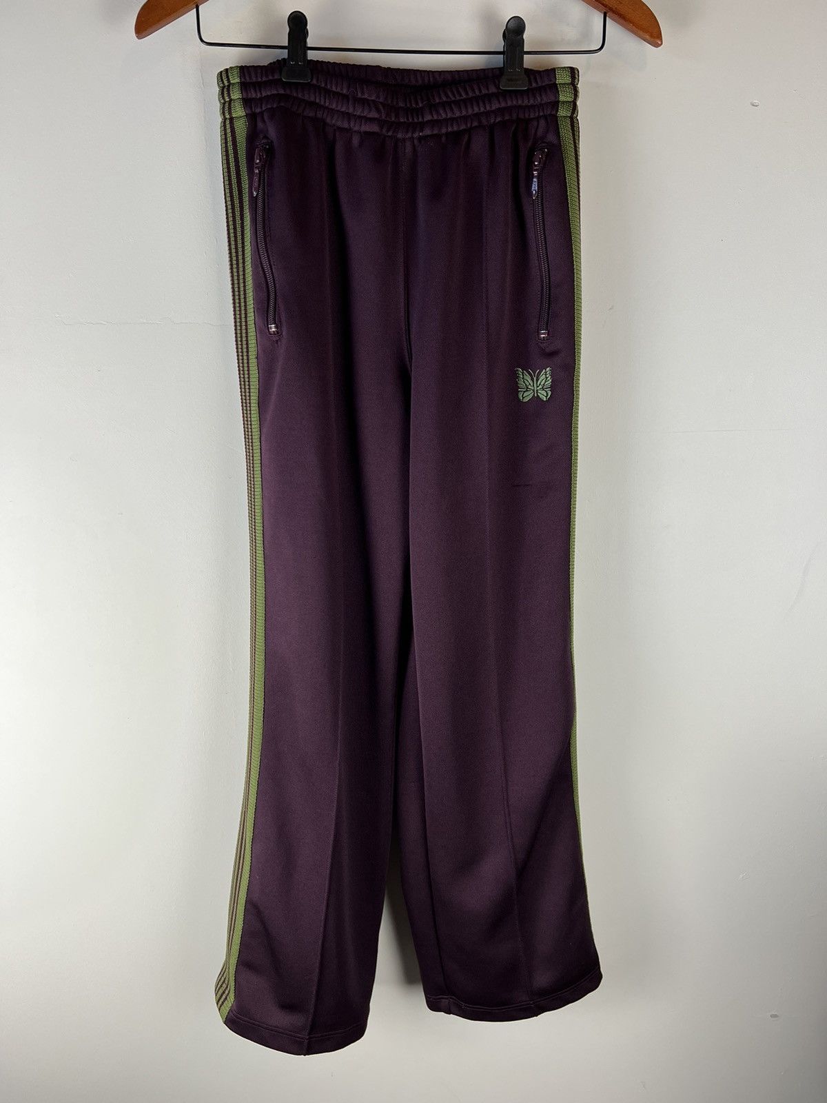 image of Needles Poly Smooth Narrow Track Pants, Women's (Size 25)