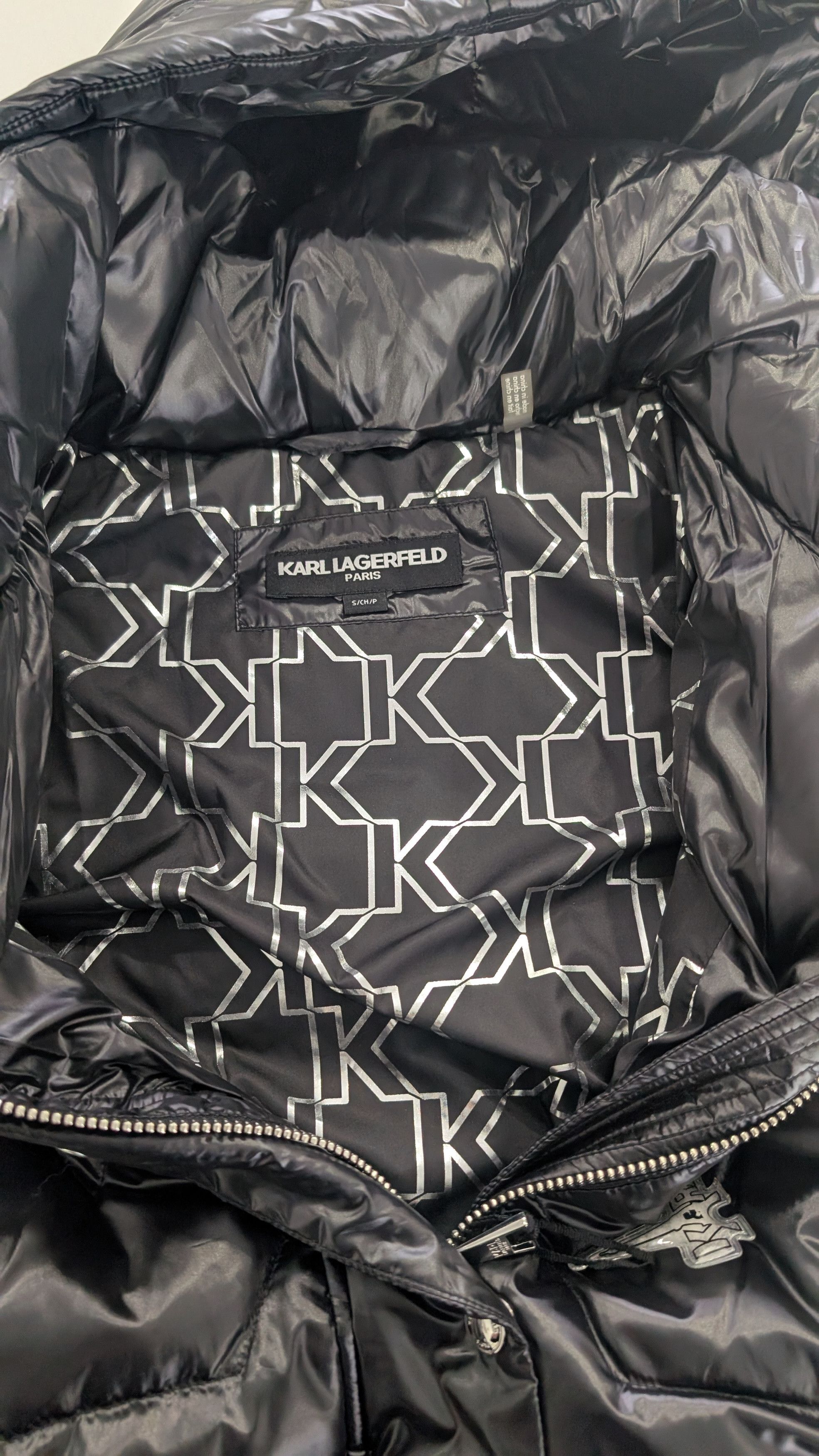 Karl Lagerfeld Karl Lagerfeld Paris Zig Zag Puffer Jacket Small Size S / US 4 / IT 40 - 12 Thumbnail