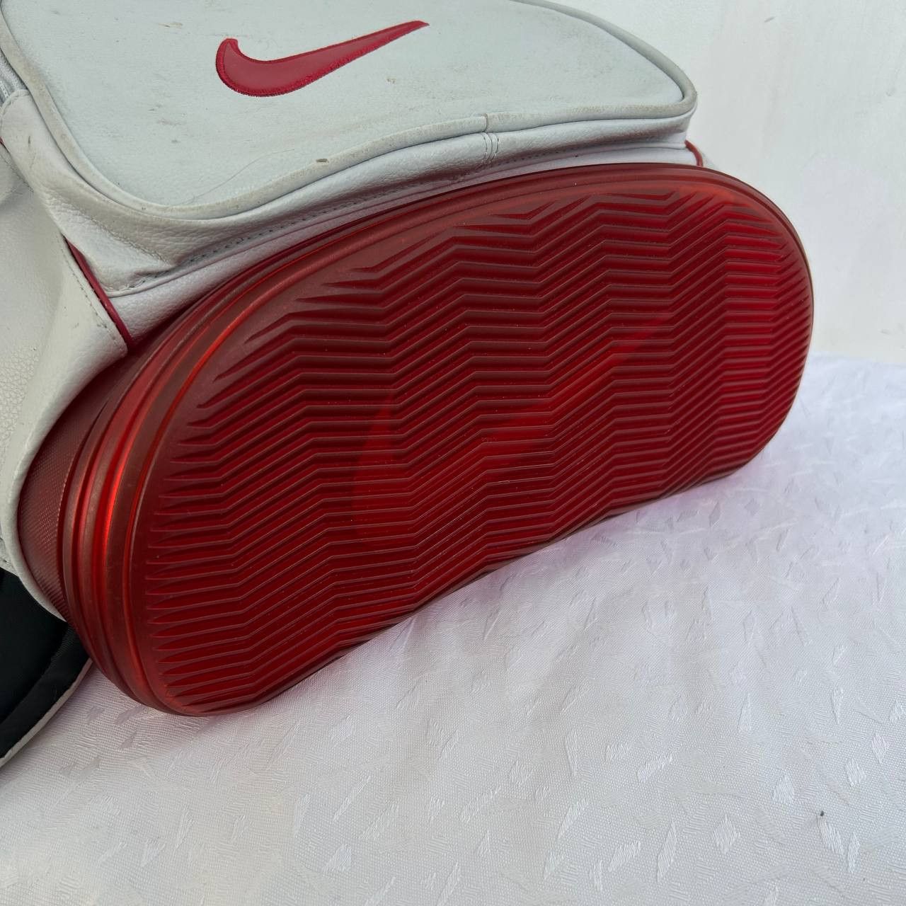 Nike 90s VTG Nike Leather Backpack #1326 Size ONE SIZE - 9 Thumbnail