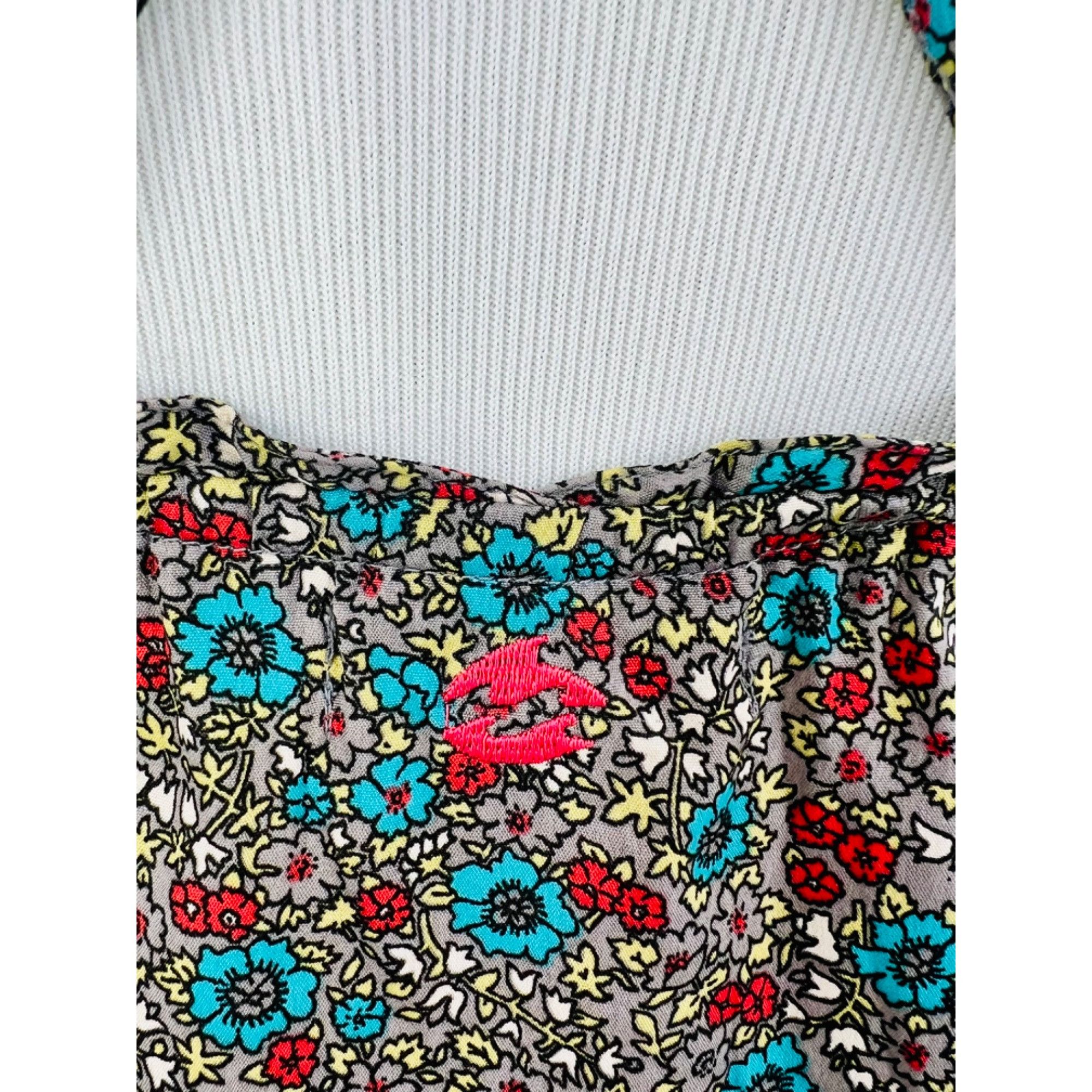 Billabong VTG Billabong Floral Strappy Back Maxi Dress | Coastal Boho Size L / US 10 / IT 46 - 9 Thumbnail