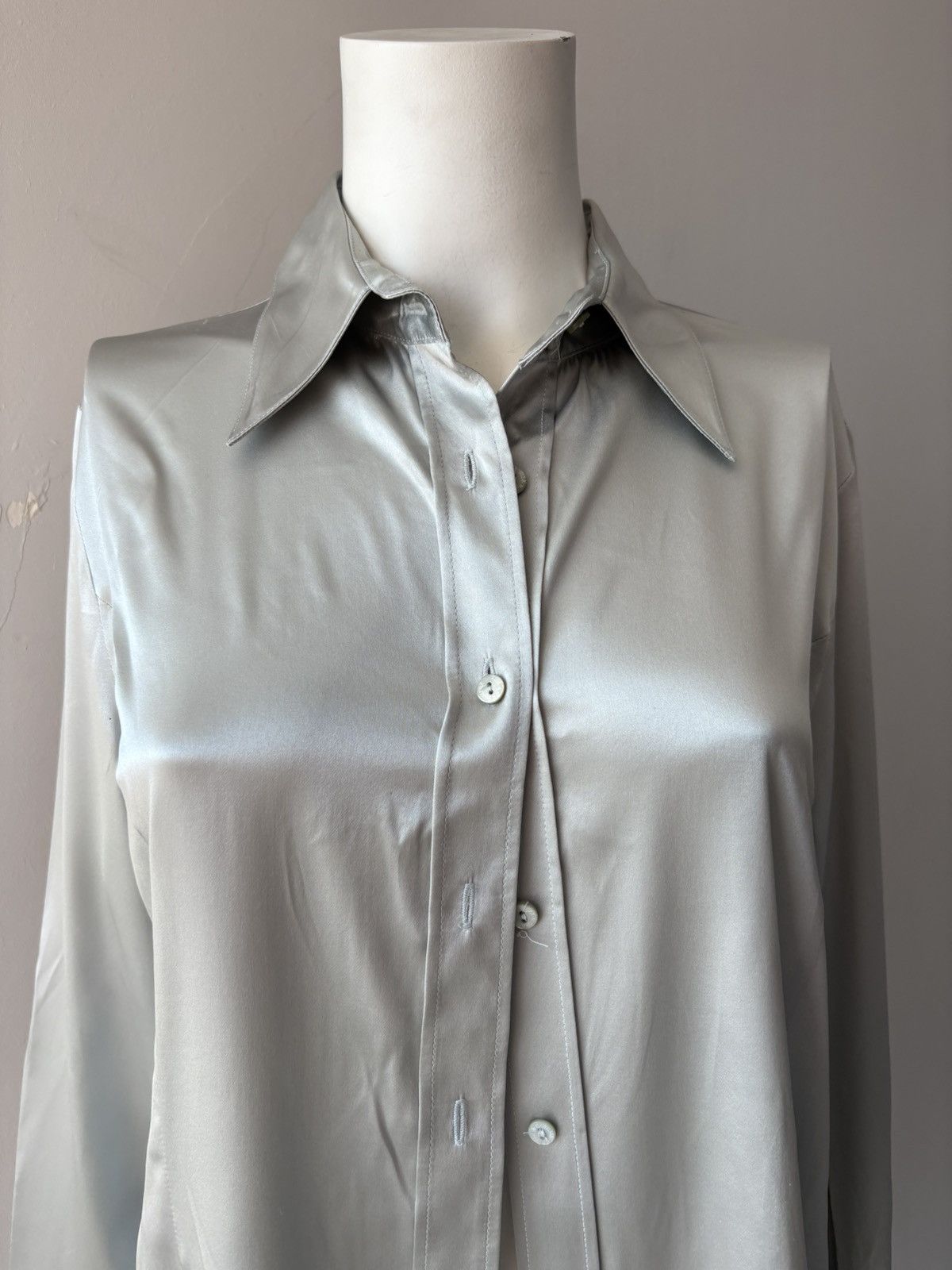 Vintage Silk and cashmere shirt Size M / US 6-8 / IT 42-44 - 7 Thumbnail