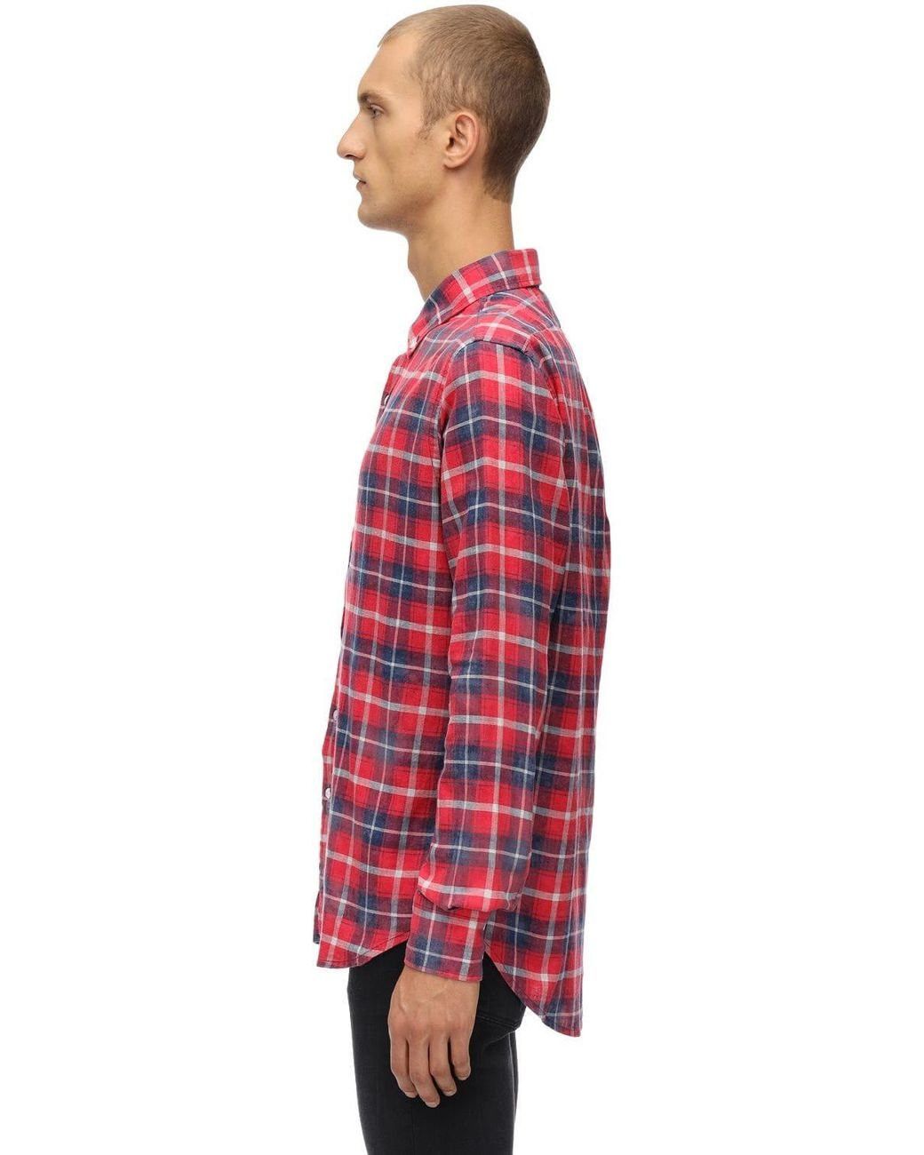 Faith Connexion FAITH CONNEXION REGULAR BLEACHED CHECK SHIRT Size US M / EU 48-50 / 2 - 7 Thumbnail