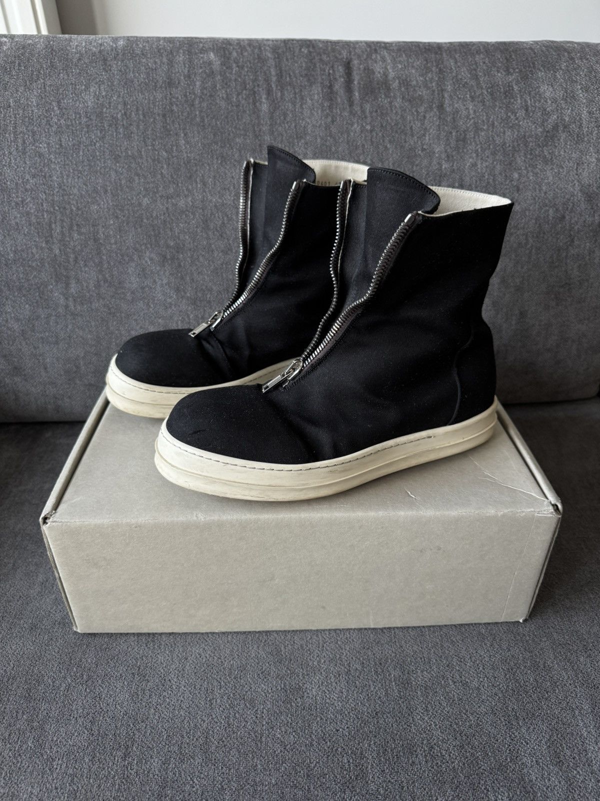 Rick Owens Drkshdw Rick Owens Zip Front Boots Avantgarde Sneakers Mens Size US 10.5 / EU 43-44 - 3 Thumbnail