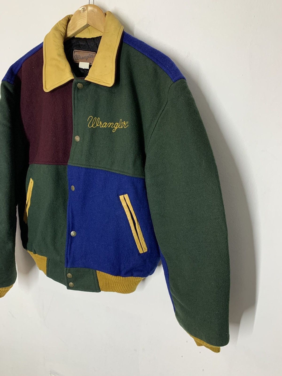 Wrangler Vintage Wrangler Varsity Wool Striking Colour Jacket Size US M / EU 48-50 / 2 - 5 Thumbnail