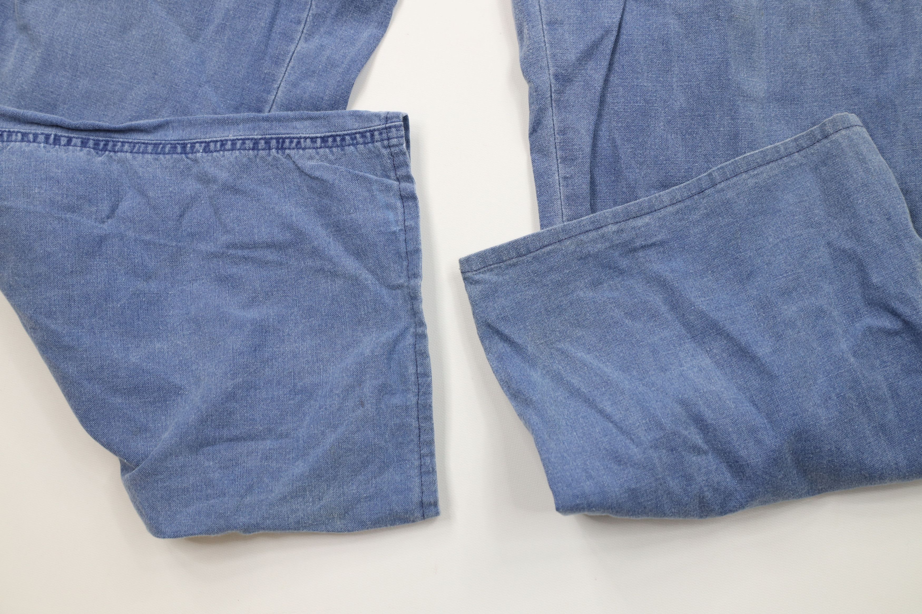 Izod Vintage 80s 90s Izod Stonewash Pigment Dye Wide Leg Pants Size US 36 / EU 52 - 8 Thumbnail