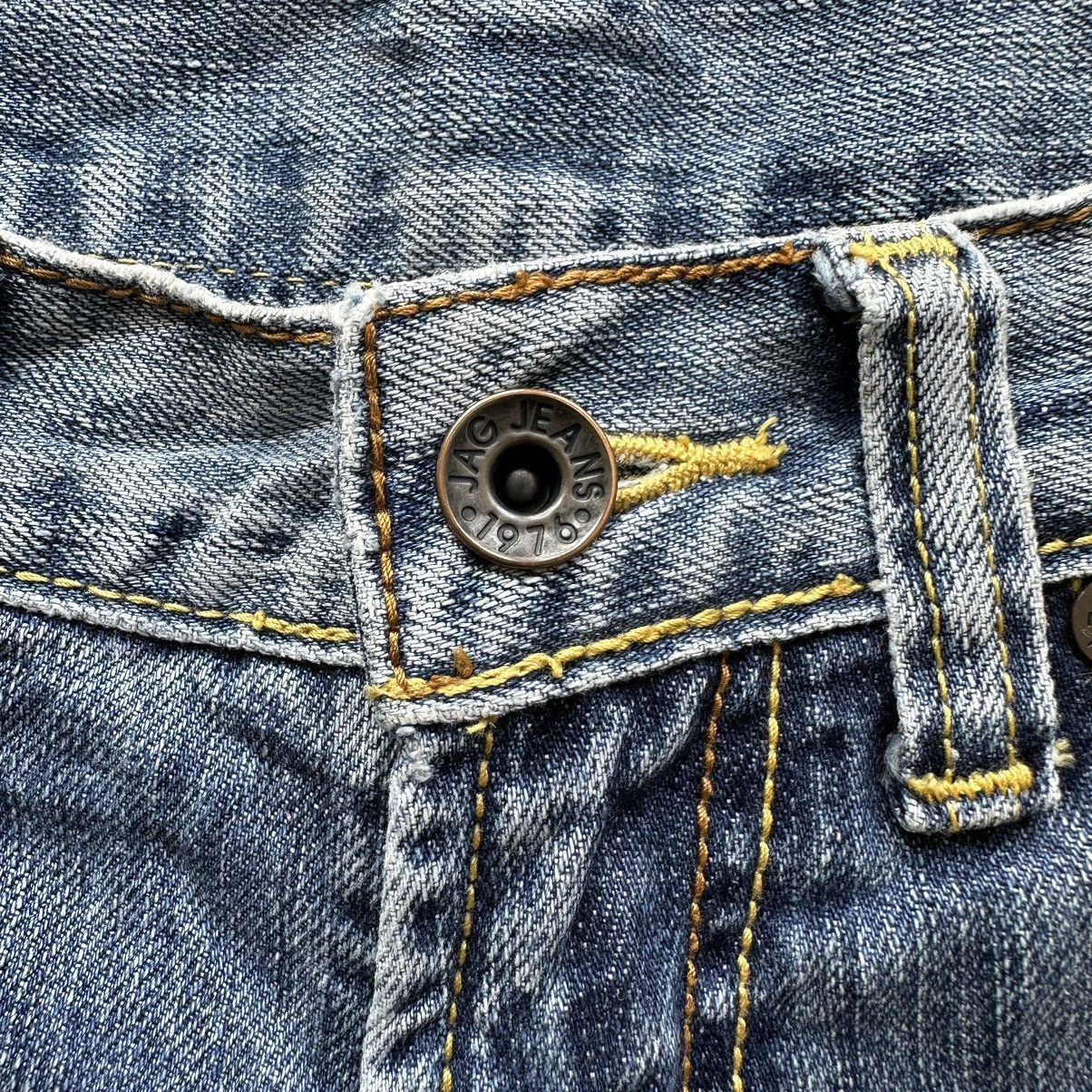 Japanese Brand Vintage Jag Distressed Faded Denim Jean Pant W29 Size US 29 - 6 Thumbnail