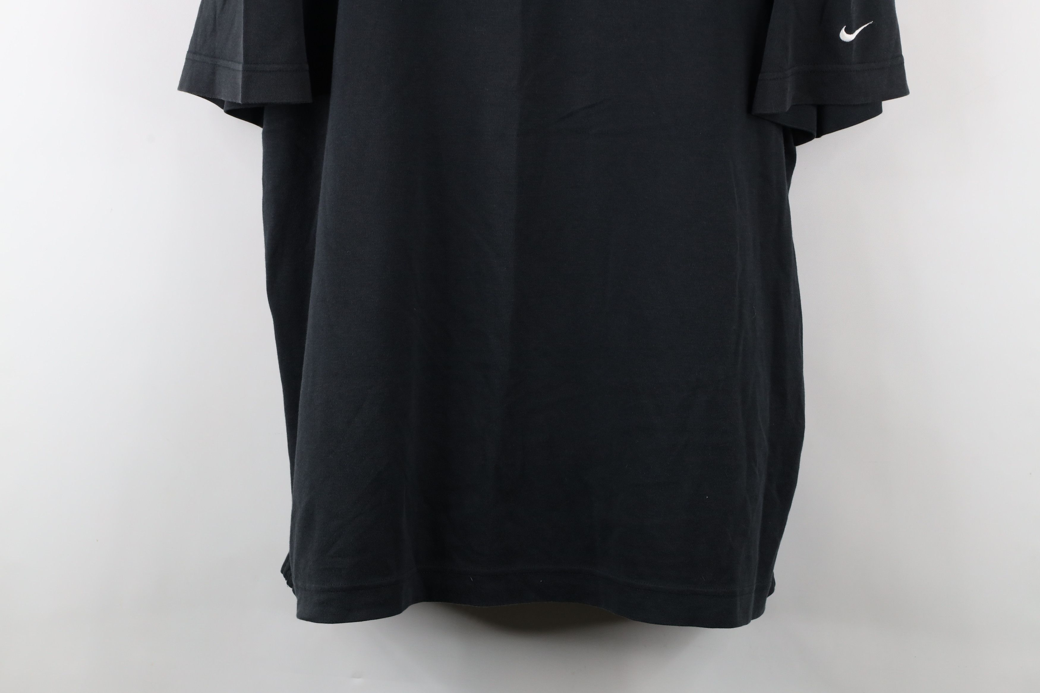 Nike × Vintage Vintage Nike Golf Scott Mini Swoosh Mock Neck T-Shirt Black Size US XL / EU 56 / 4 - 3 Thumbnail